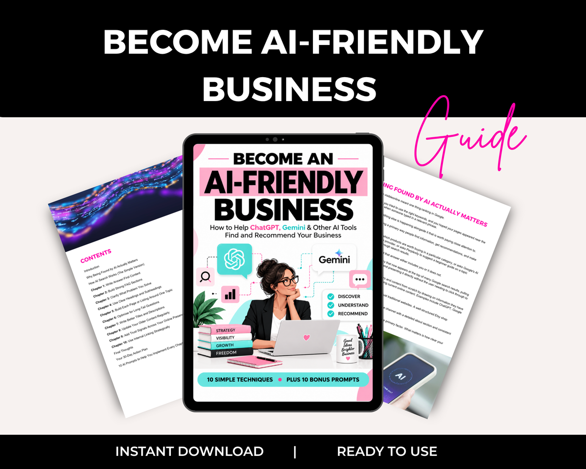 Become AI Friendly Business Guide | PLR Ready