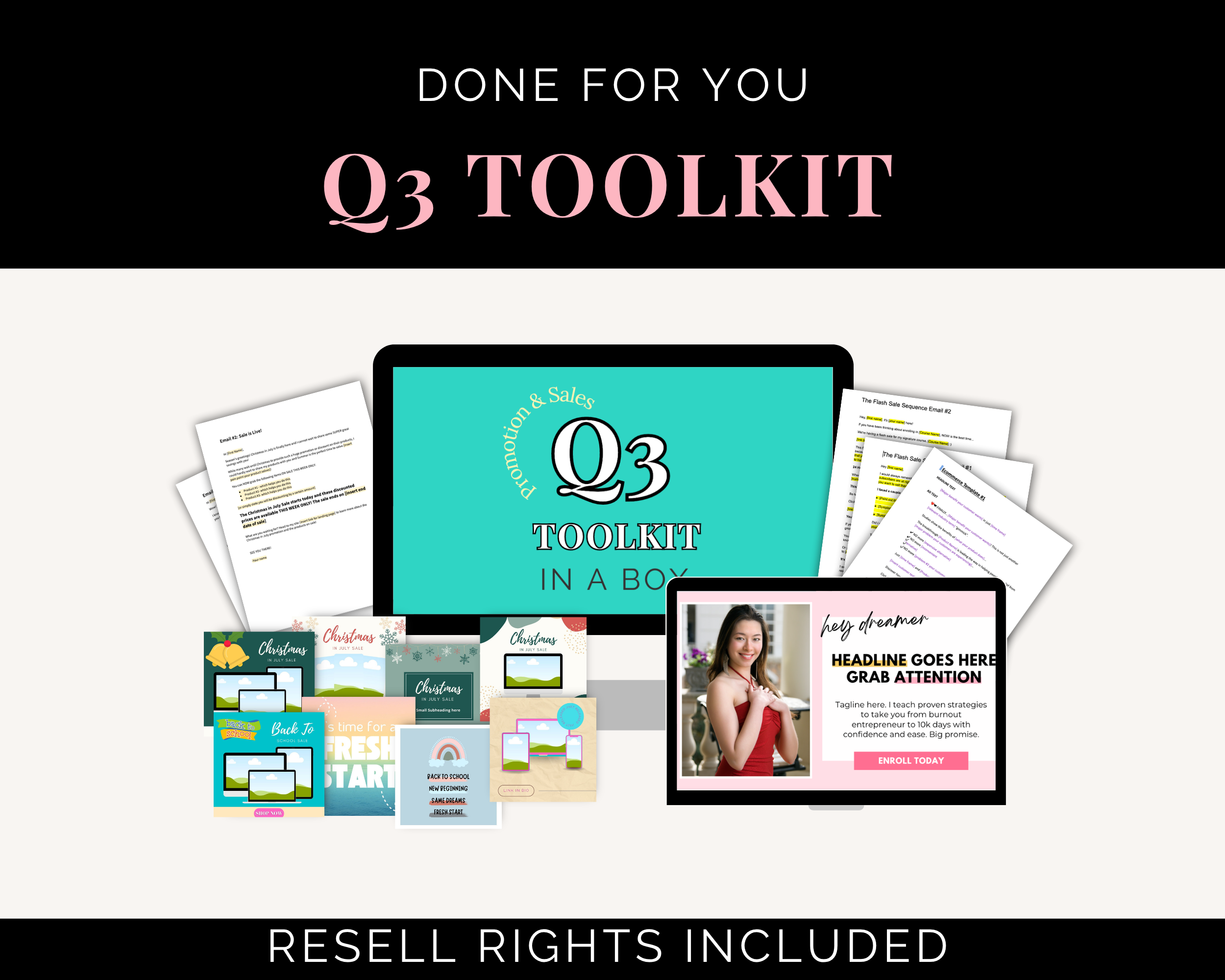 The Q3 Toolkit in a Box | Themed Marketing Promo Boxes