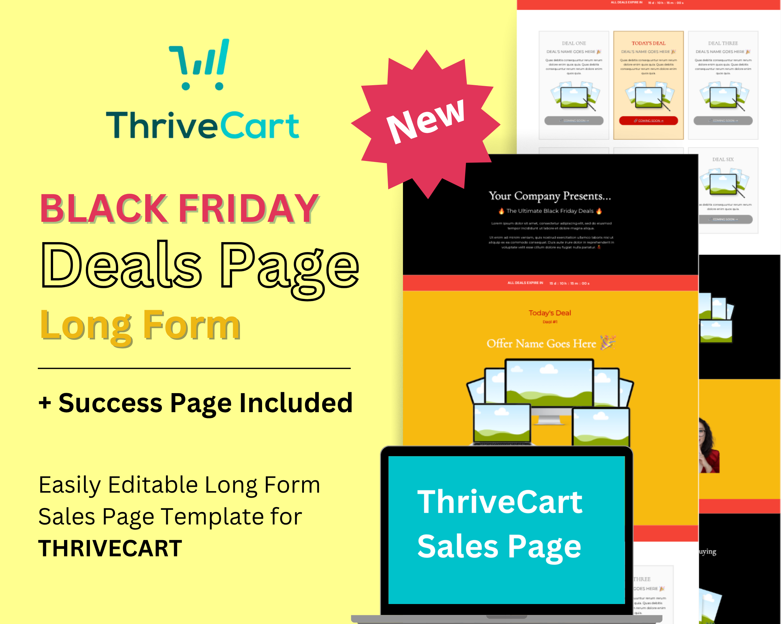 Black Friday Deals Sales Page Template