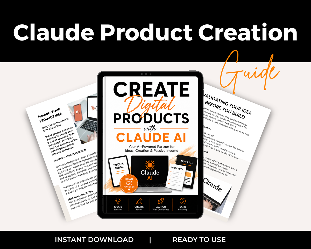 Create Digital Products with Claude AI | PLR Ready