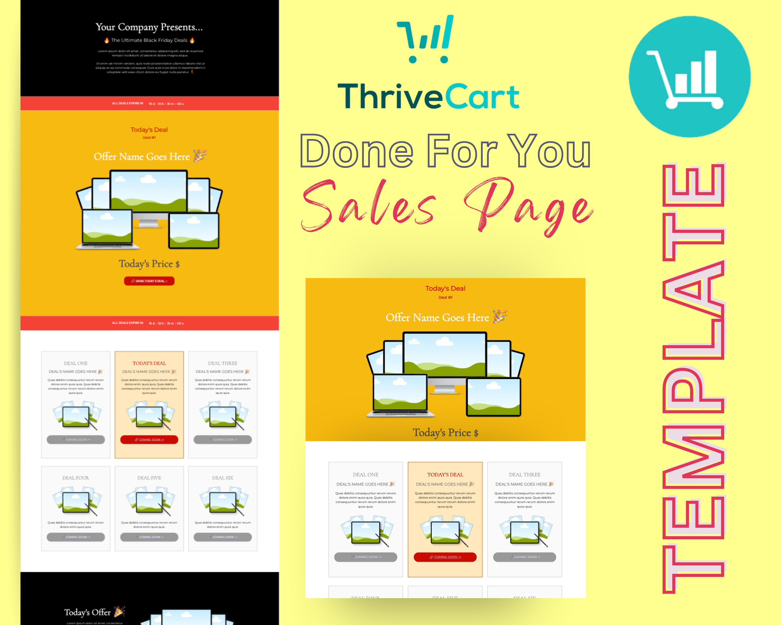 Black Friday Deals Sales Page Template