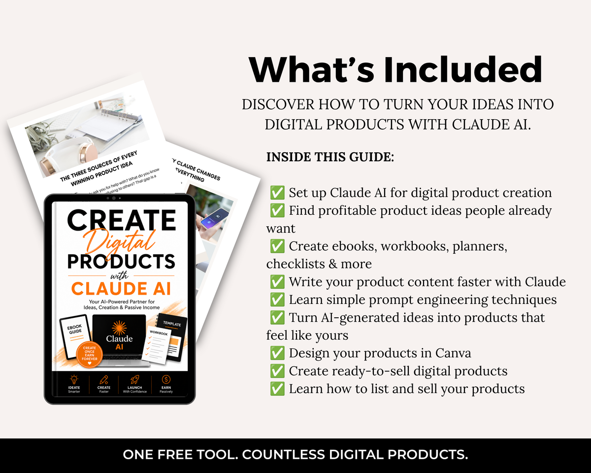 Create Digital Products with Claude AI | PLR Ready
