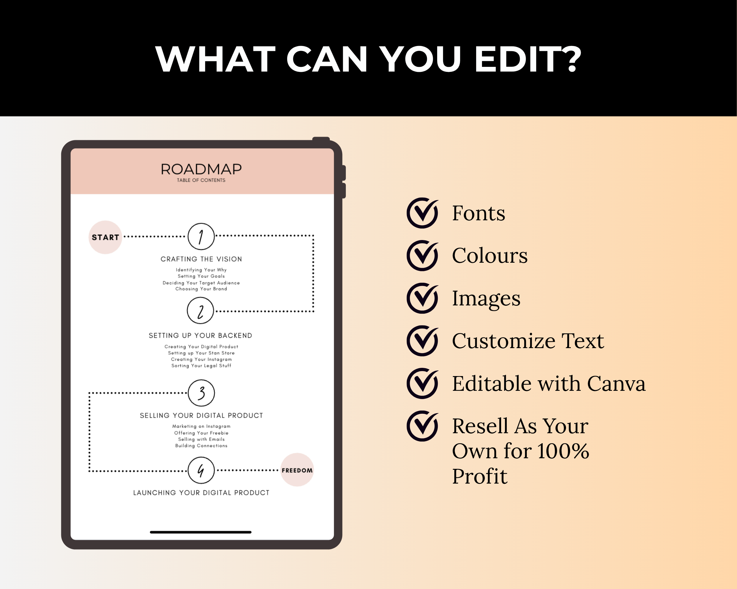 Done-For-You Digital Product Guide in Canva with MRR, PLR Rights