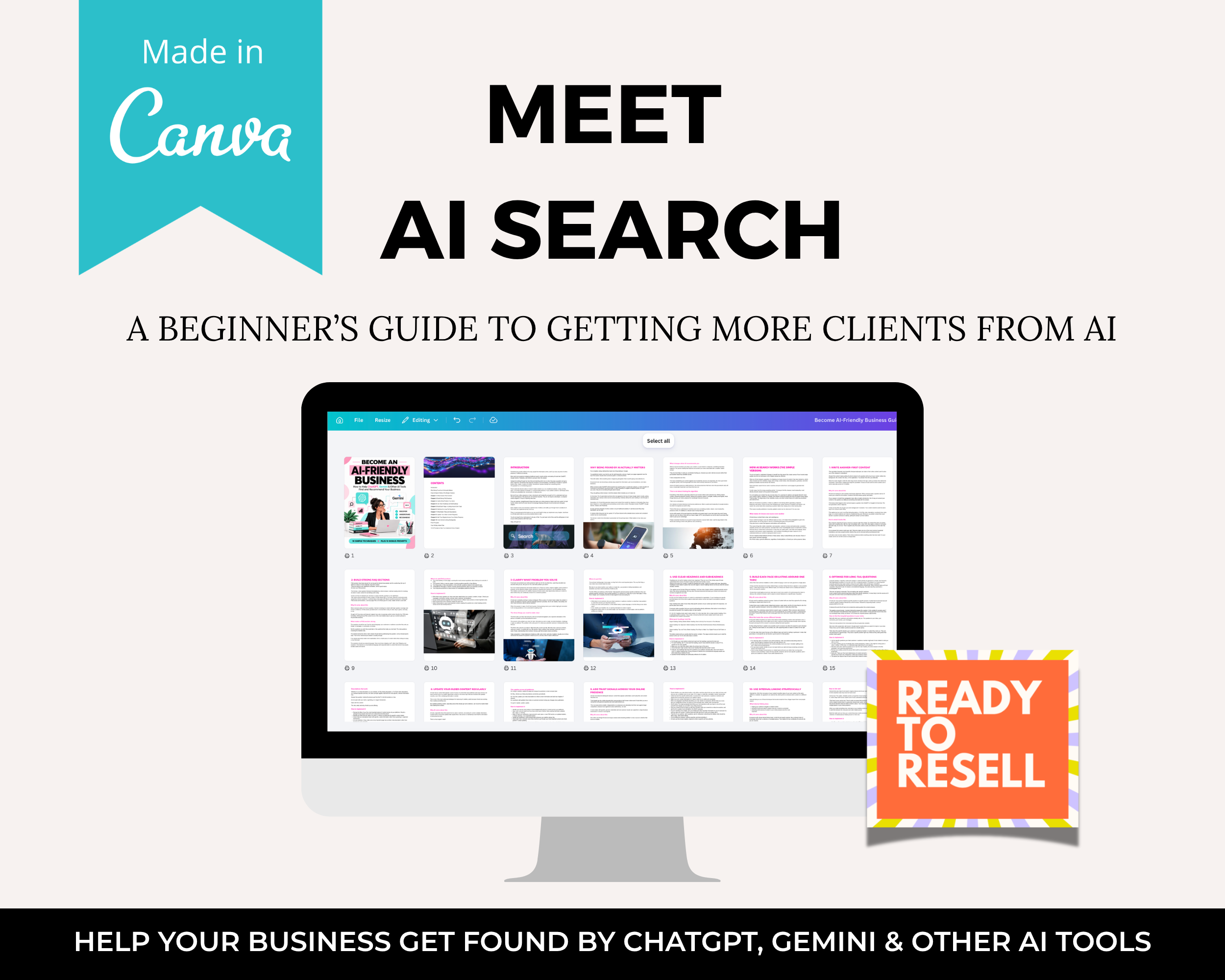 Become AI Friendly Business Guide | PLR Ready