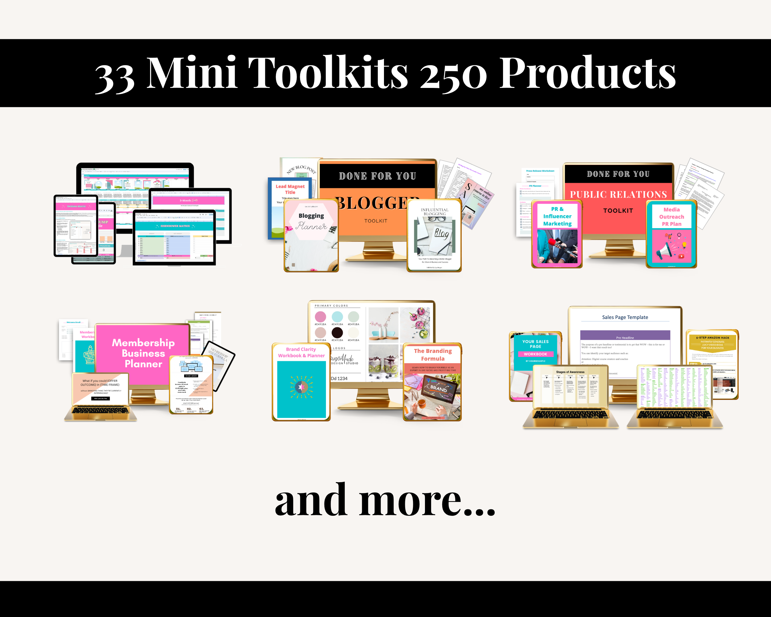 Mini Offer Engine | Done for You Mini Kits | 33 Mini Toolkits 250 Products