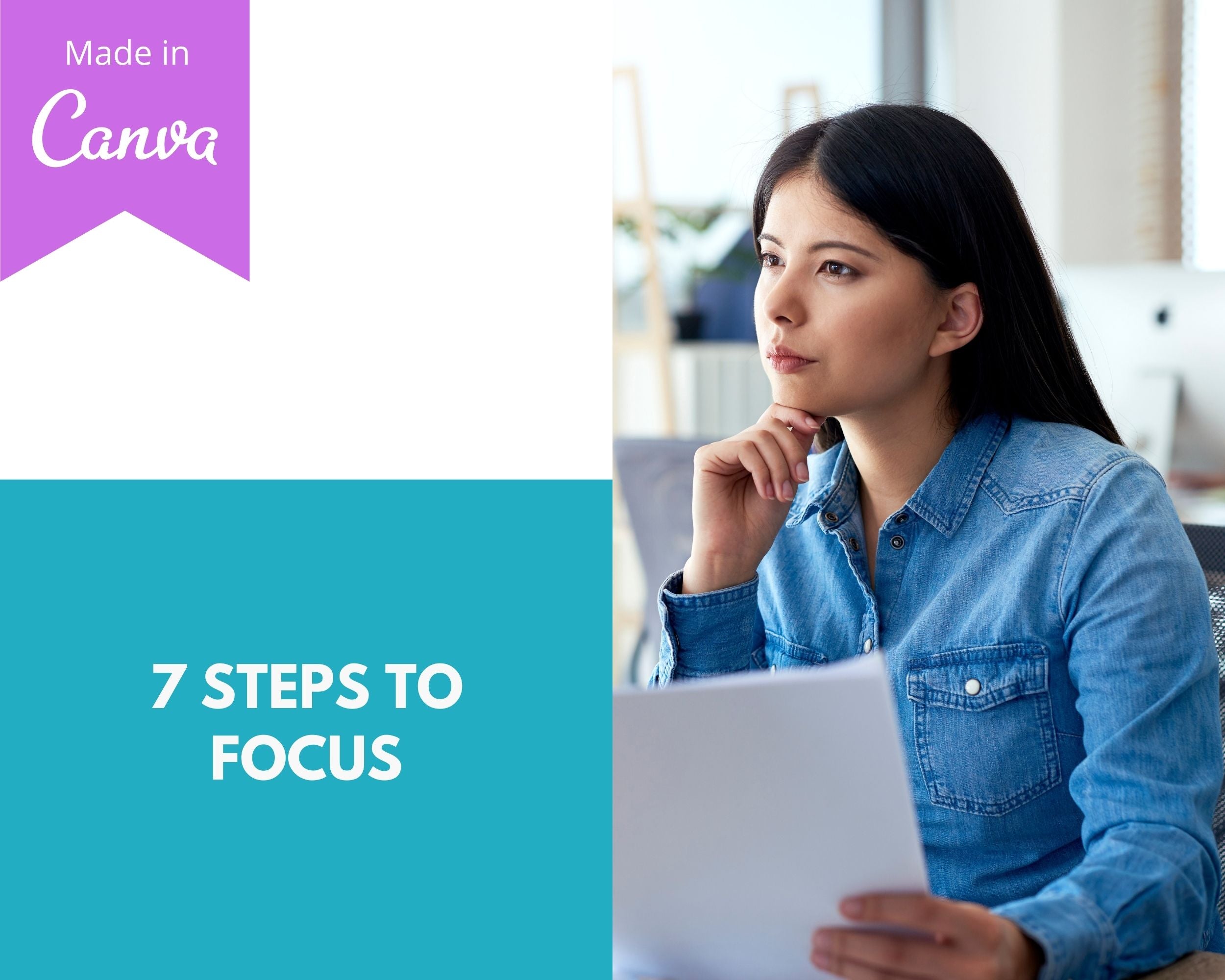 Focus 7 Day Emails | Email eCourse Template | Newsletter Template