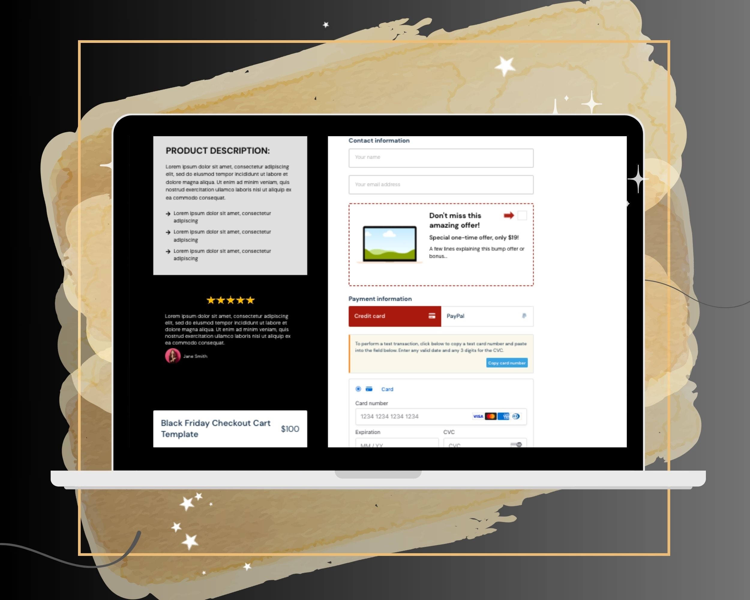 Black Friday ThriveCart Checkout Template