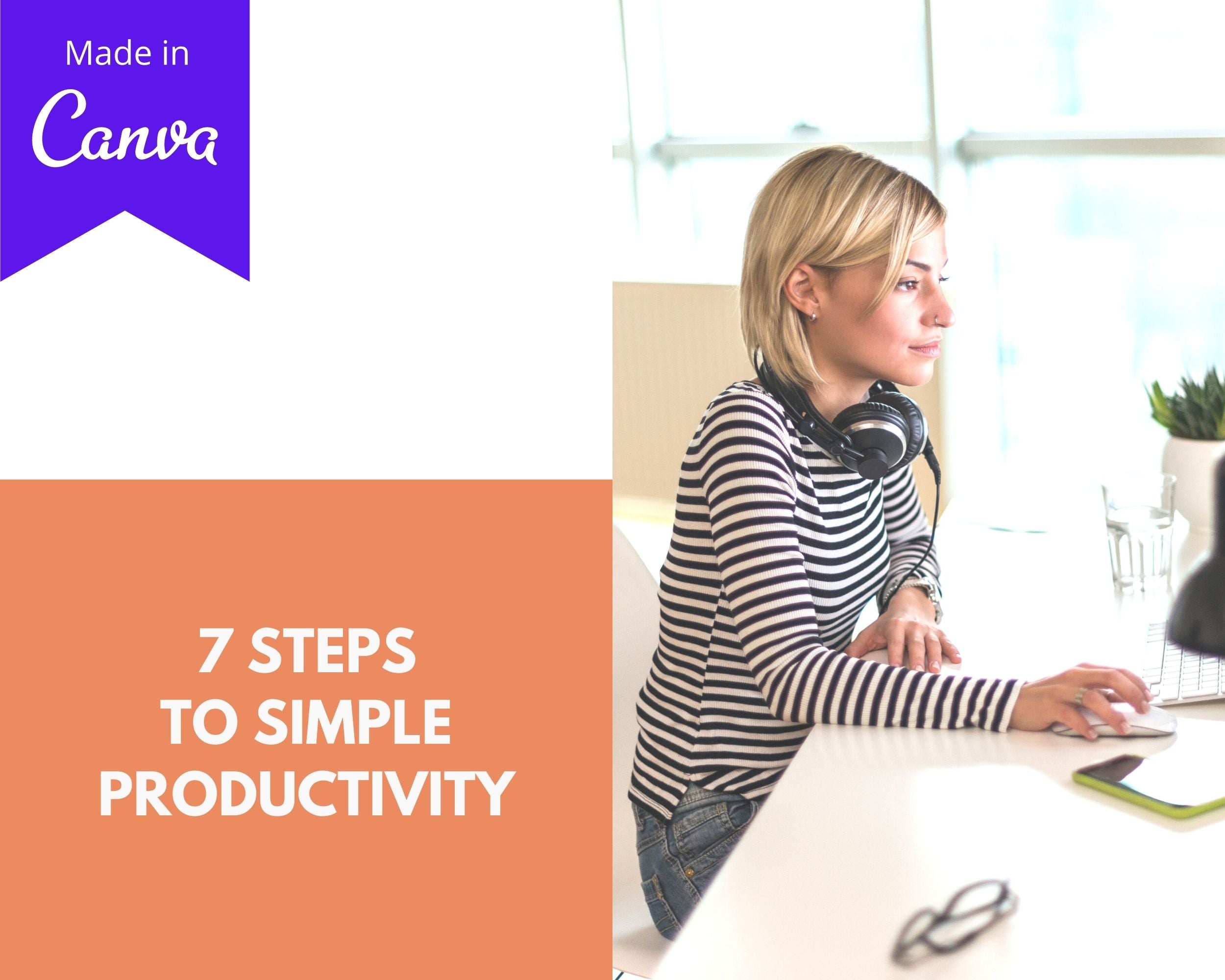 Editable Simple Productivity Emails | Email eCourse Template | Newsletter Template