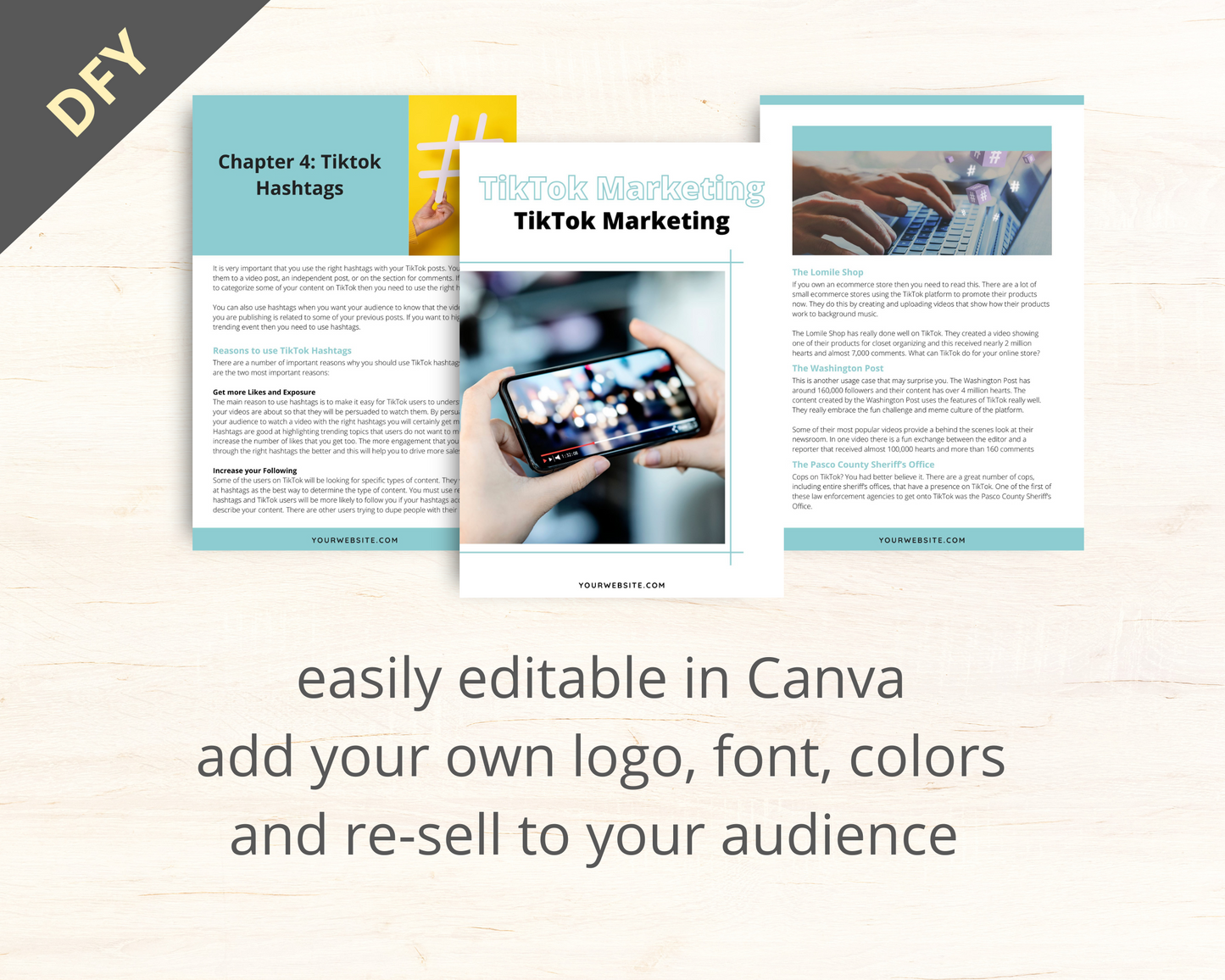 Tiktok Marketing Ebook in Canva