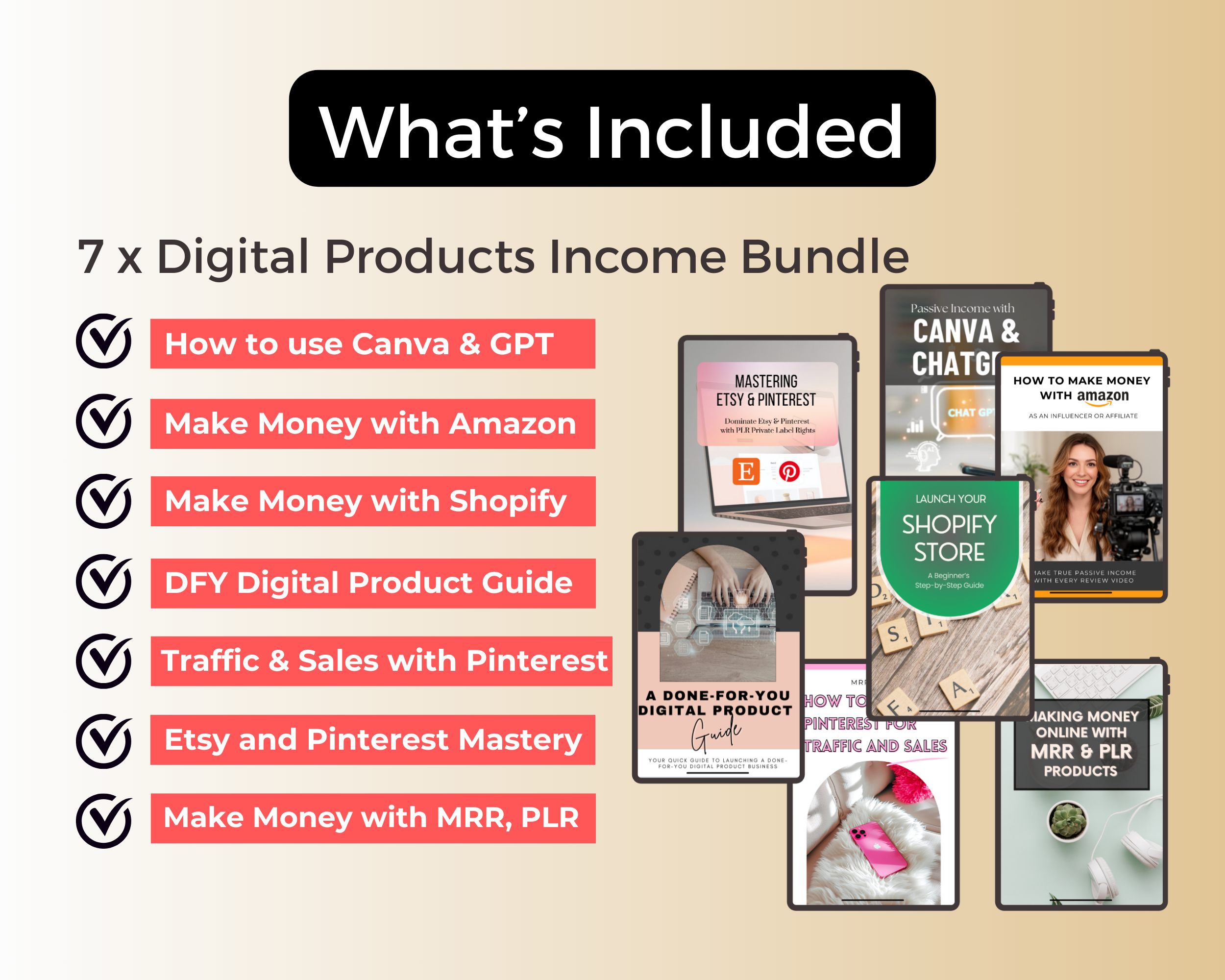 Mega Bundle of 28 PLR Ebooks in Canva