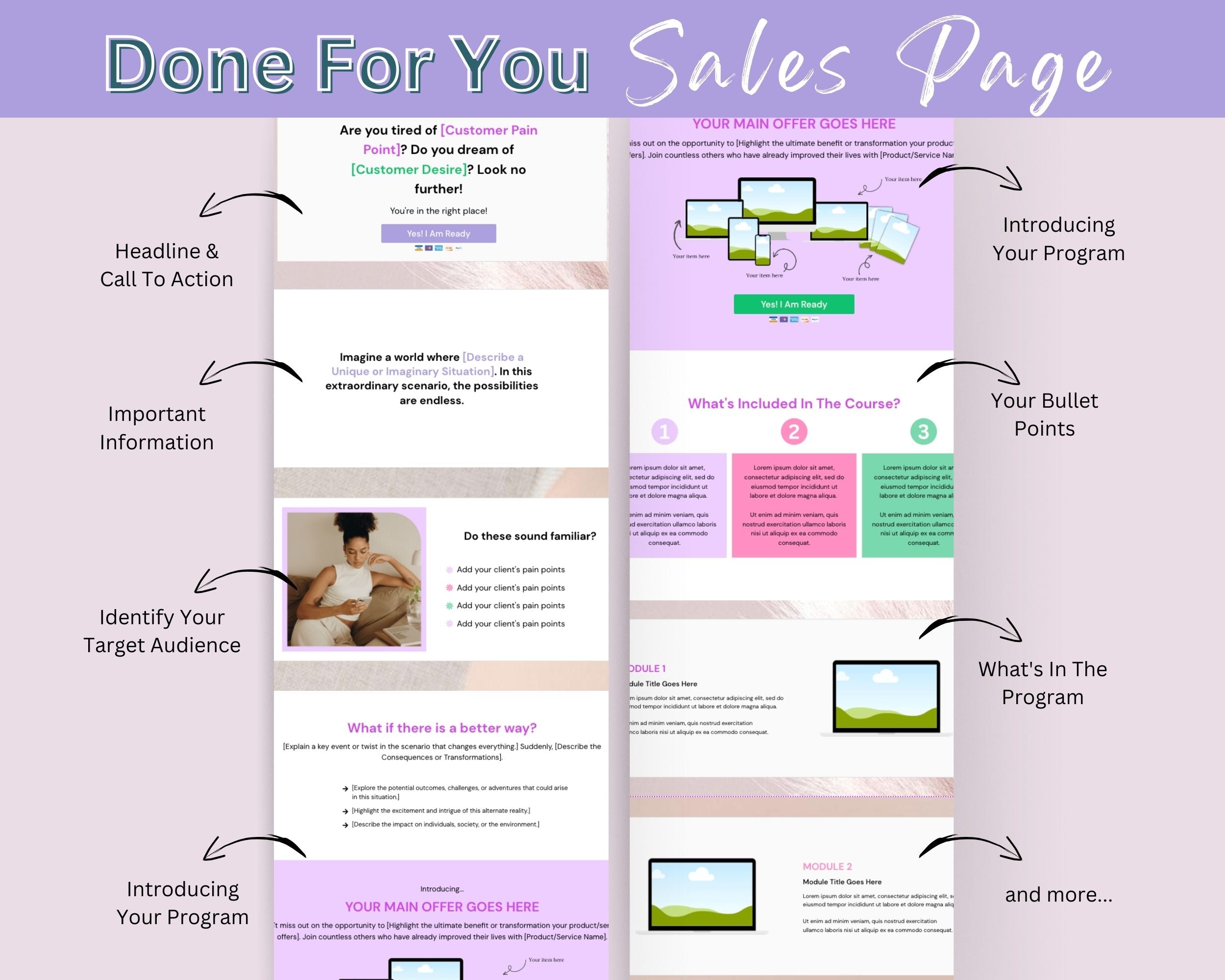 Dreamy Sales Page Template in ThriveCart
