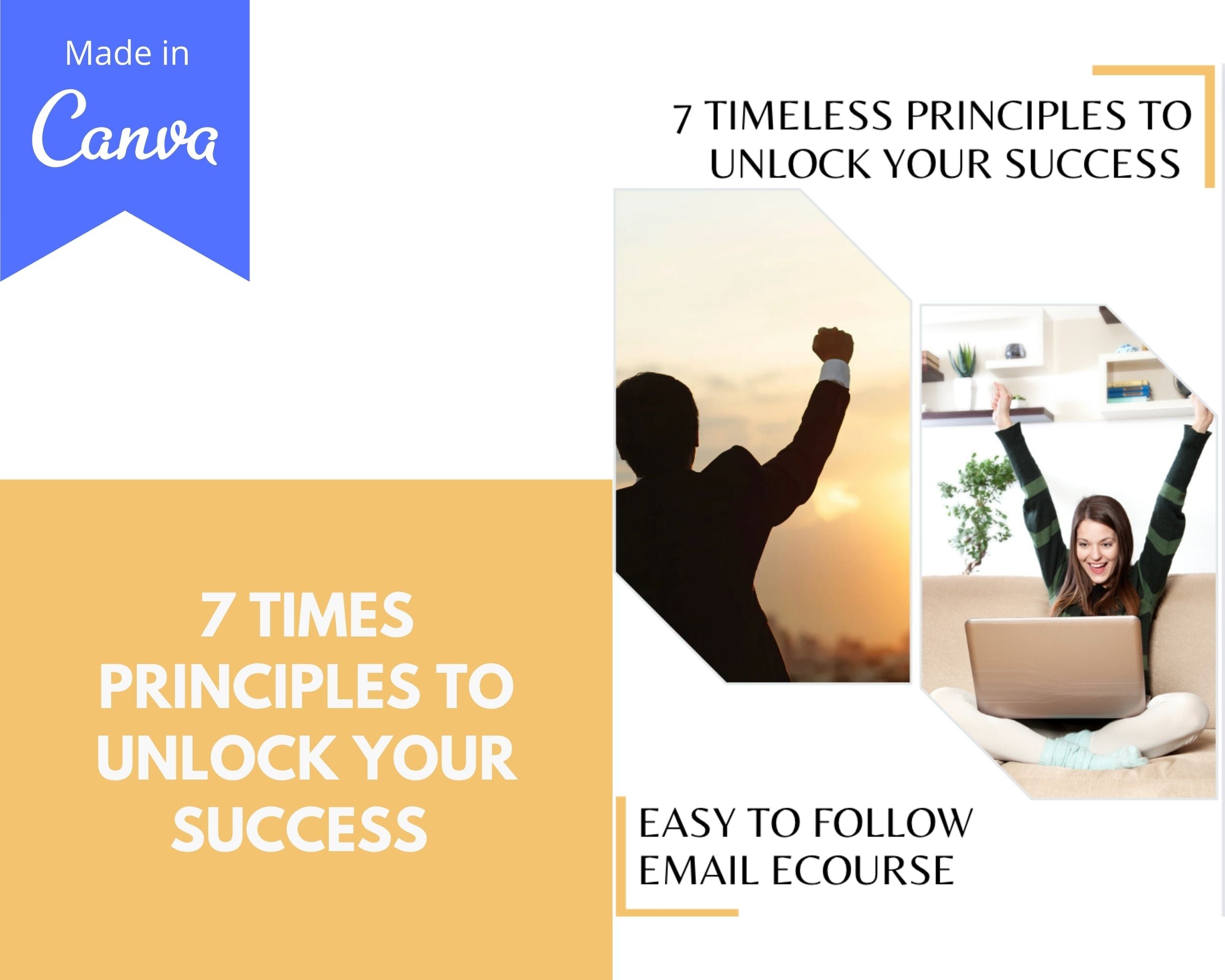 Editable 7 Timeless Principles To Unlock Your Success Emails | Newsletter Template