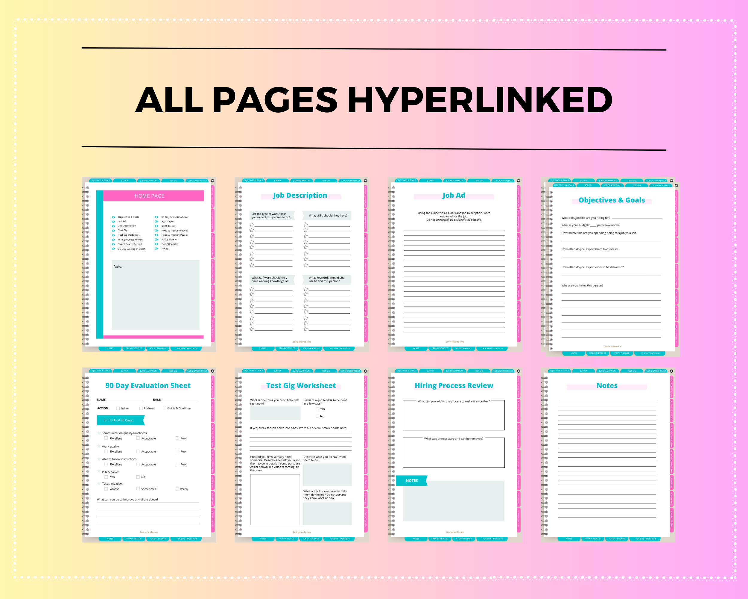 Outsourcing Digital Workbook | Hyperlinked PDF | Suitable with Goodnotes & Notability