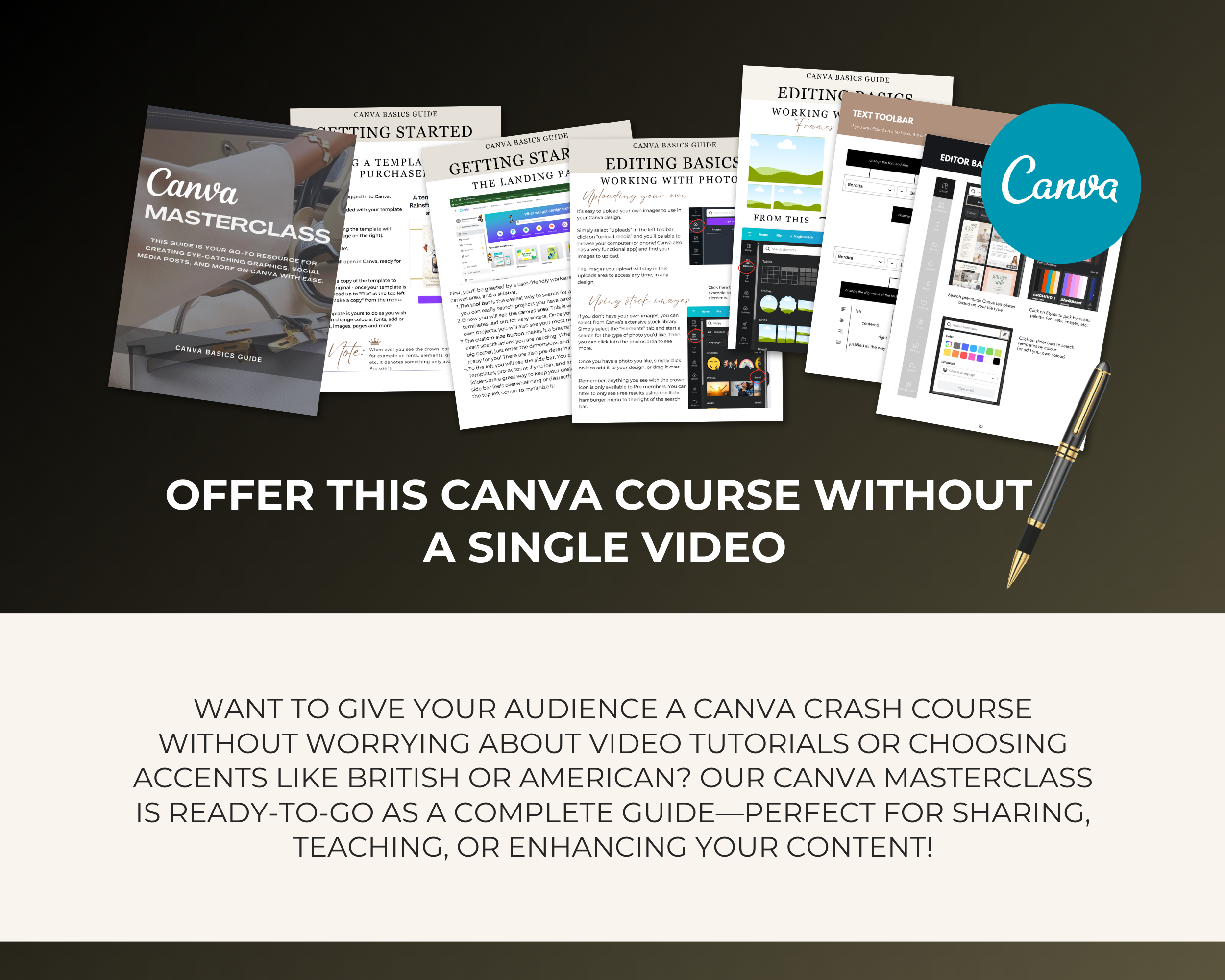 Crash Course For Canva With PLR Resell Rights