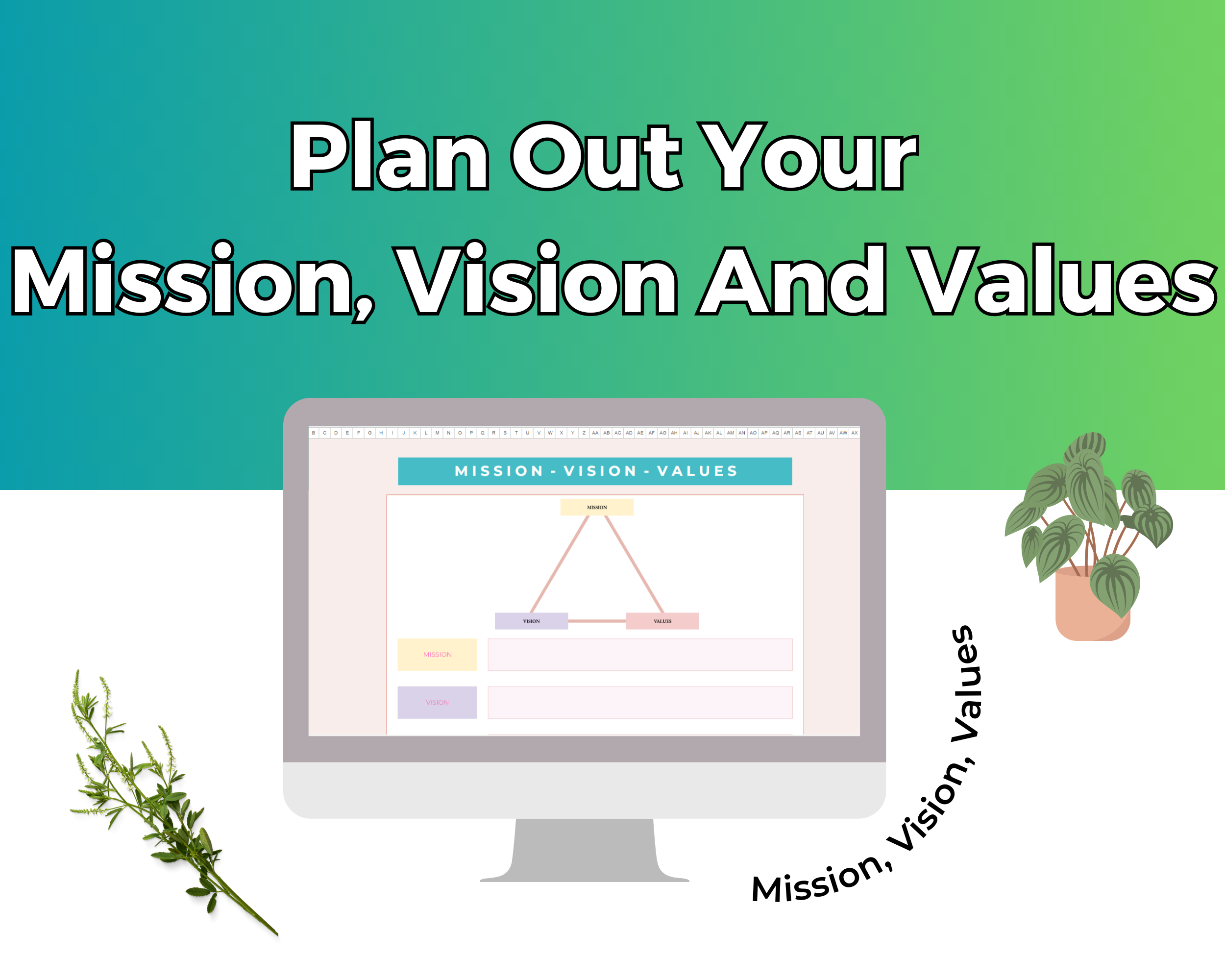 Signature Course Planner Google Spreadsheet | Simple Signature Course Google Sheets
