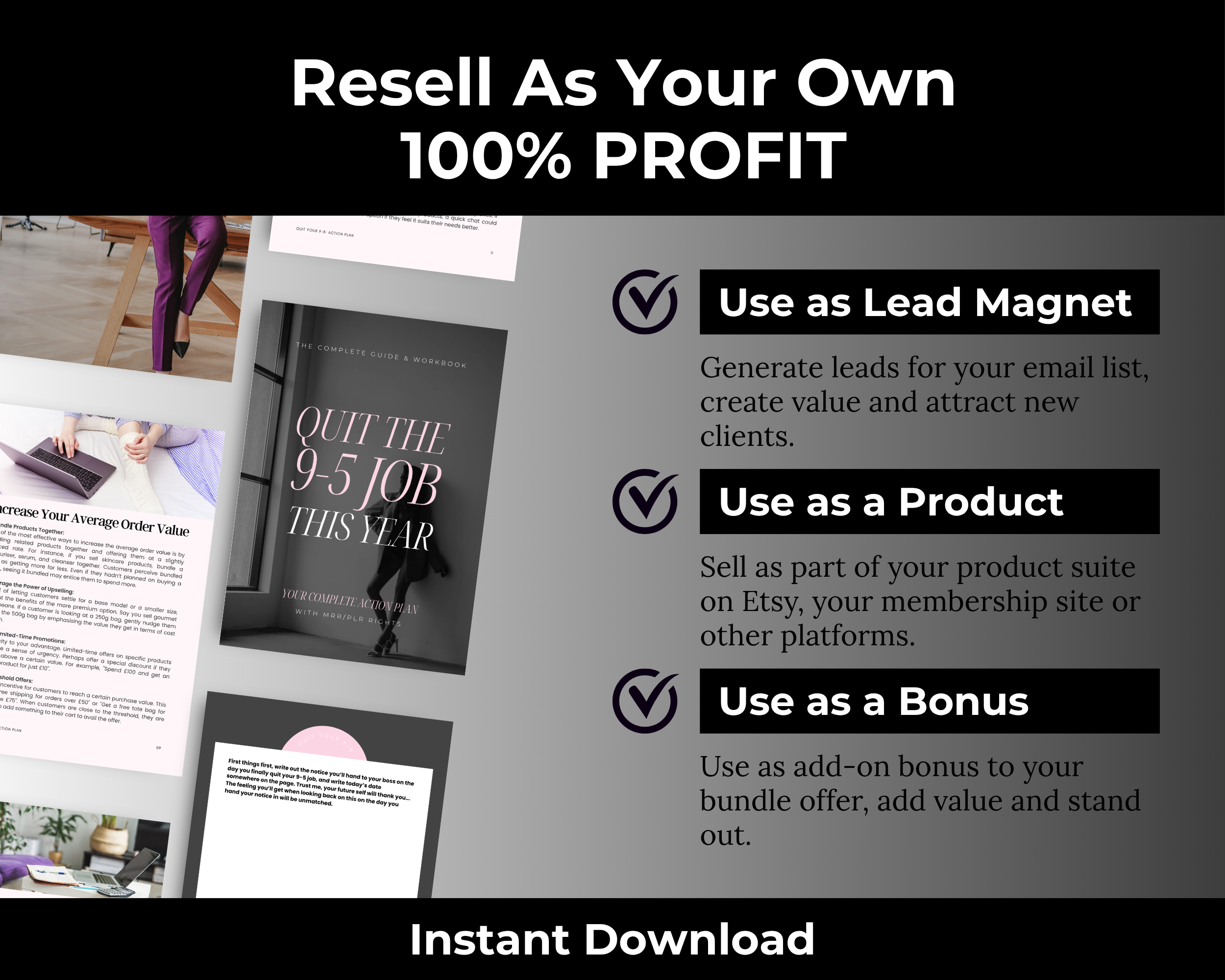 Quit Your 9-5 Job PLR Guide with Resell Rights