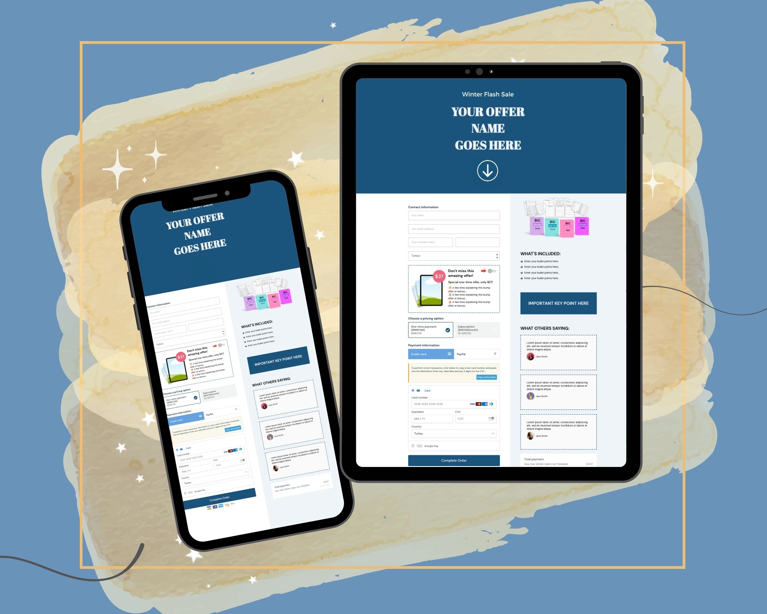 New Year ThriveCart Checkout Template