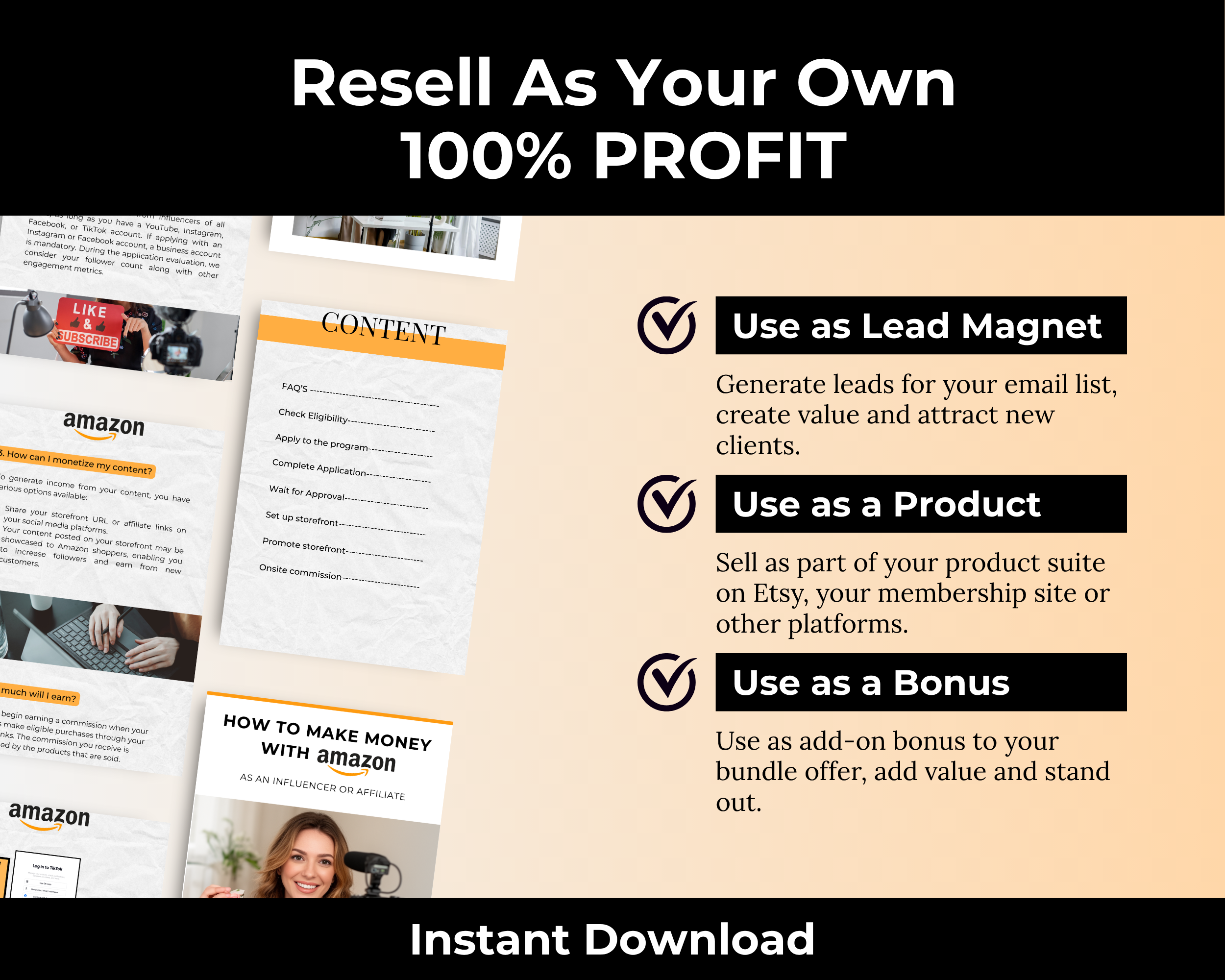 How to Make Money with Amazon Ebook in Canva with MRR, PLR Rights