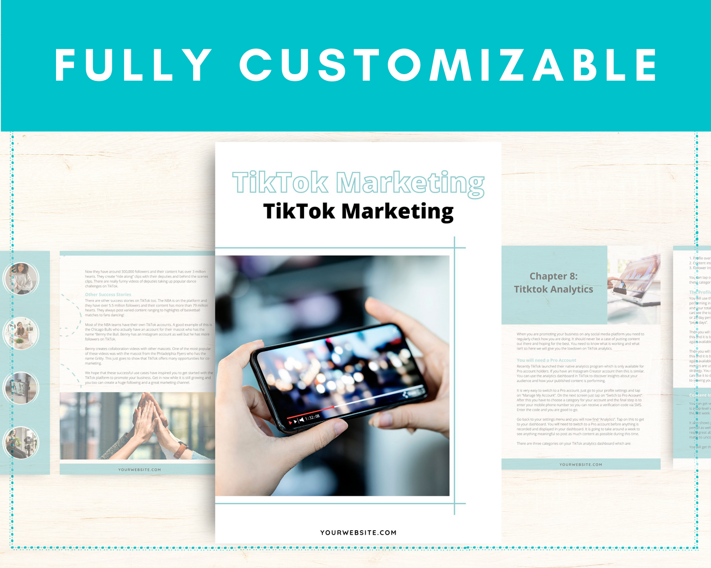 Tiktok Marketing Ebook in Canva