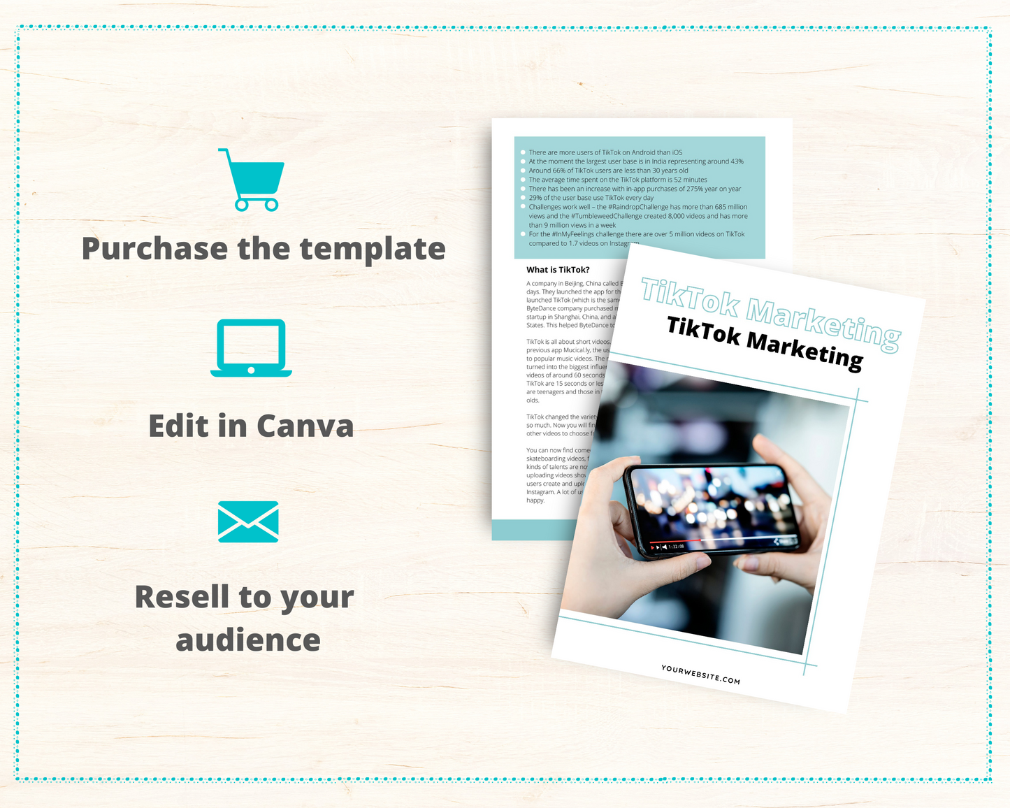 Tiktok Marketing Ebook in Canva