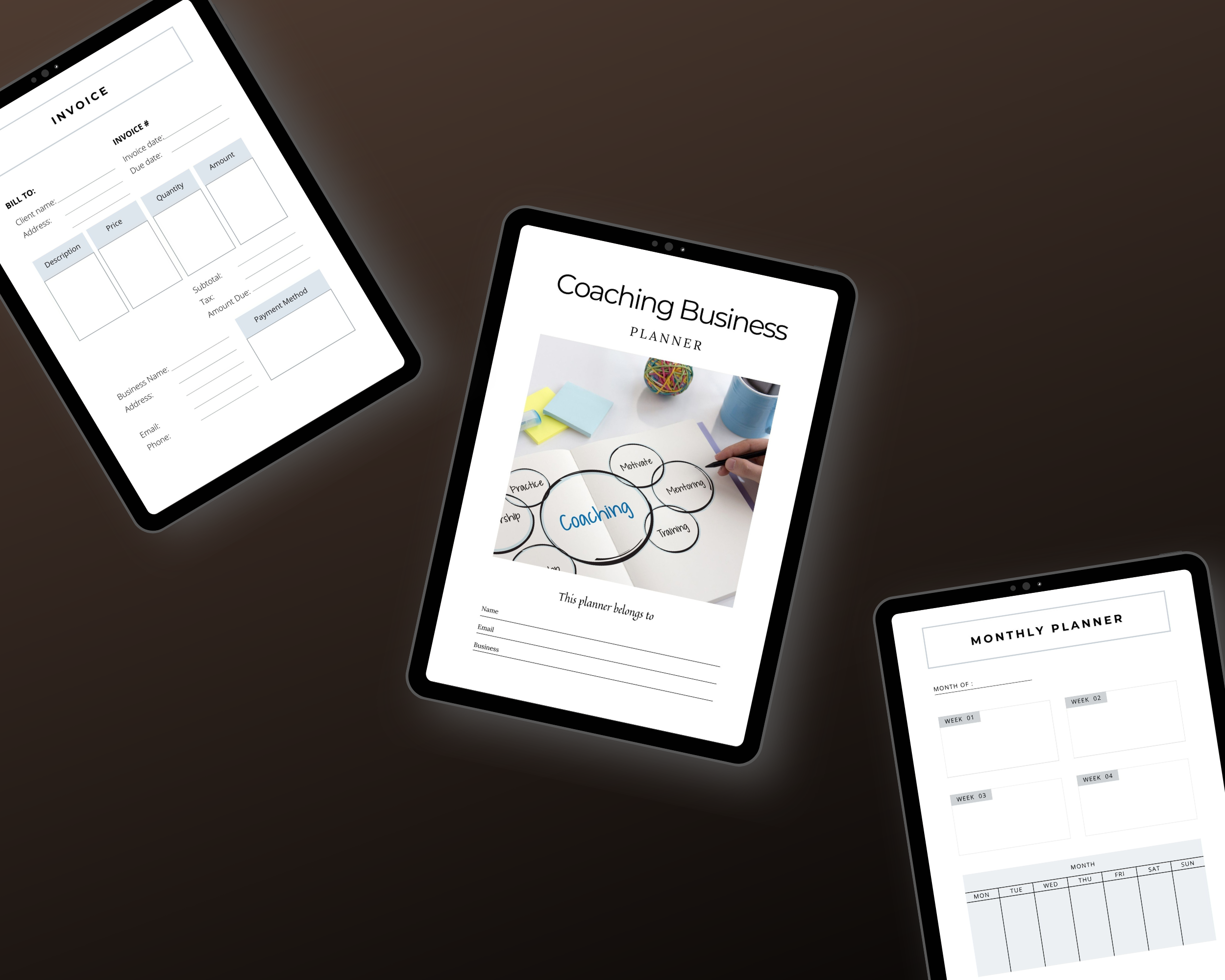 Editable Coaching Planner Templates in Canva | Coaching Tools