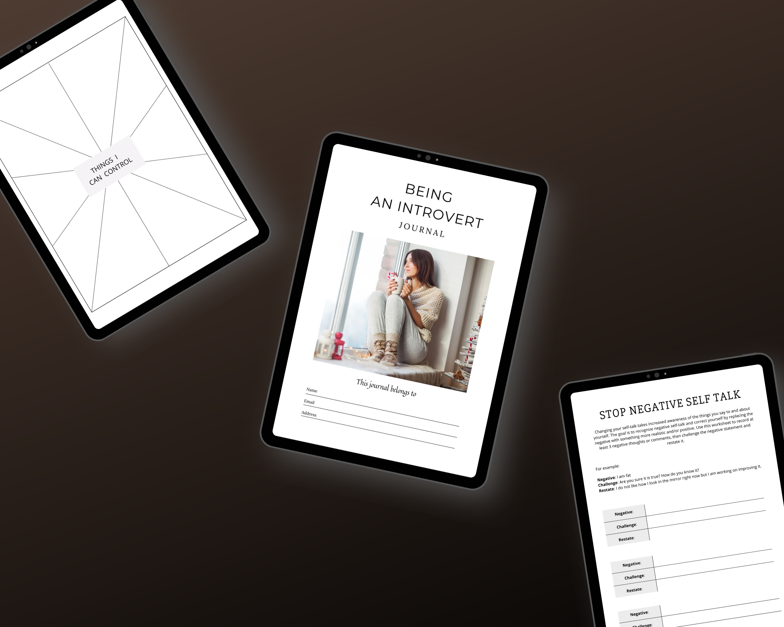 Editable Being an Introvert Journal in Canva | Commercial Use
