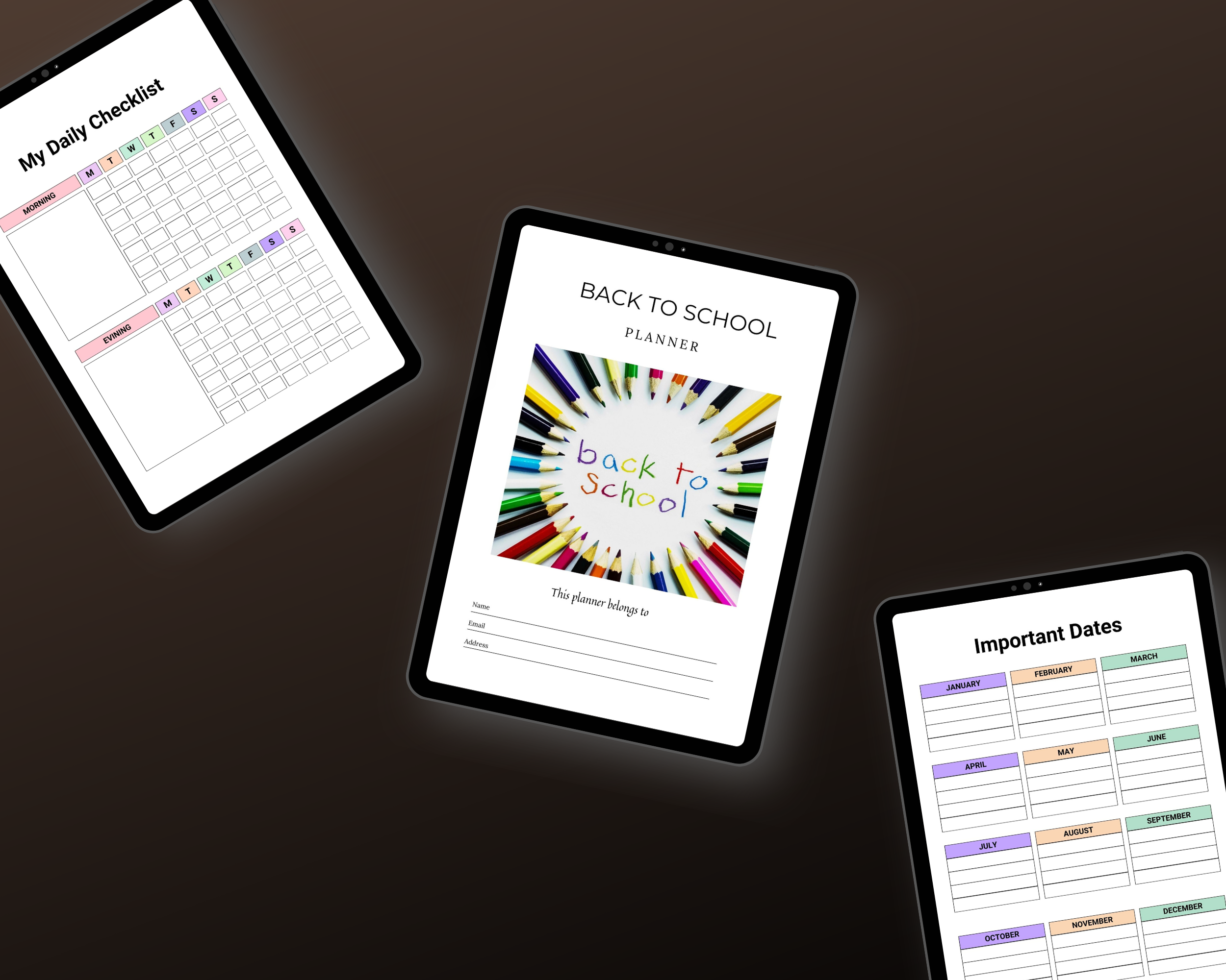 Editable Back to School Planner in Canva | Canva Template Pack | Commercial Use