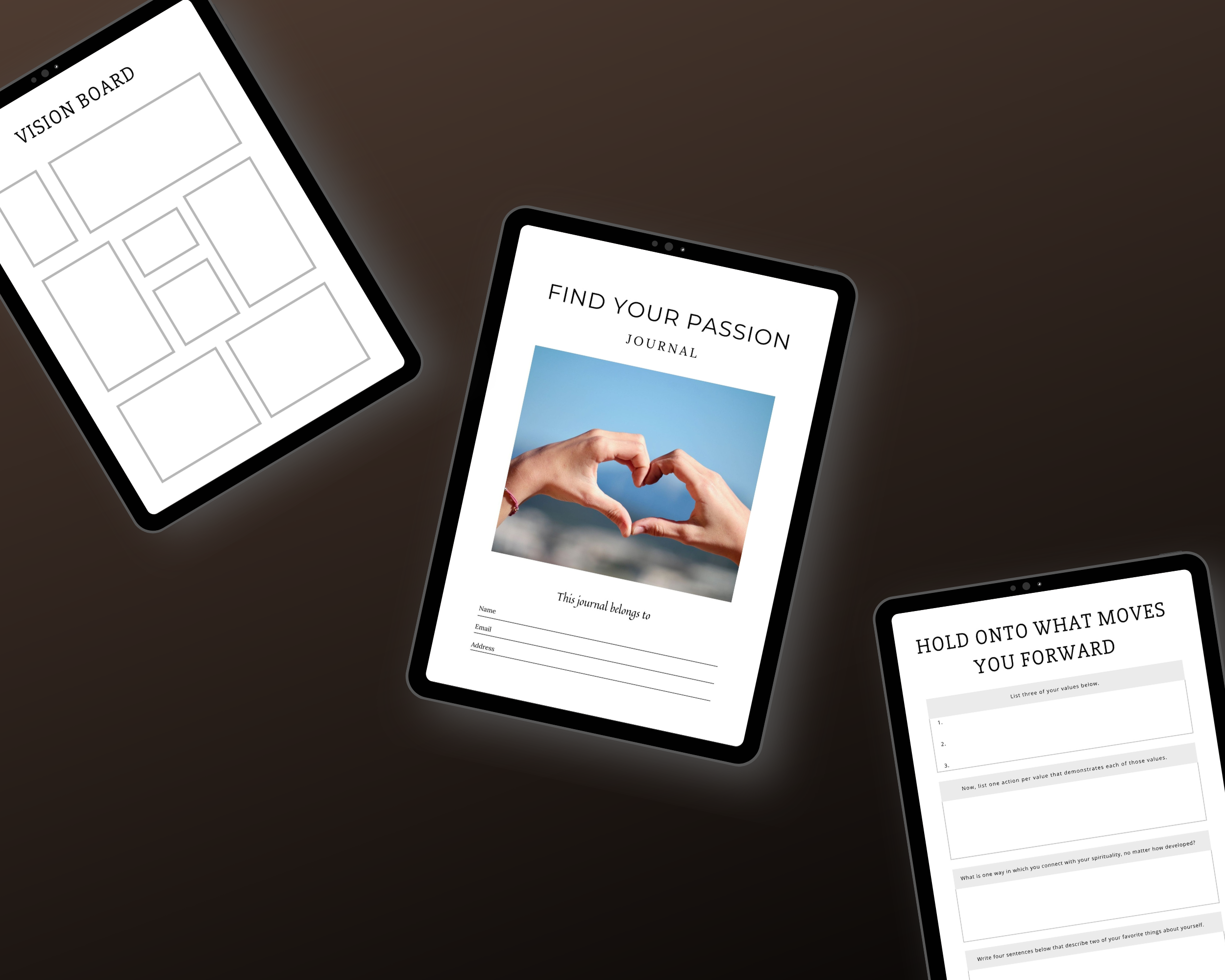 Editable Find Your Passion Journal in Canva | Commercial Use