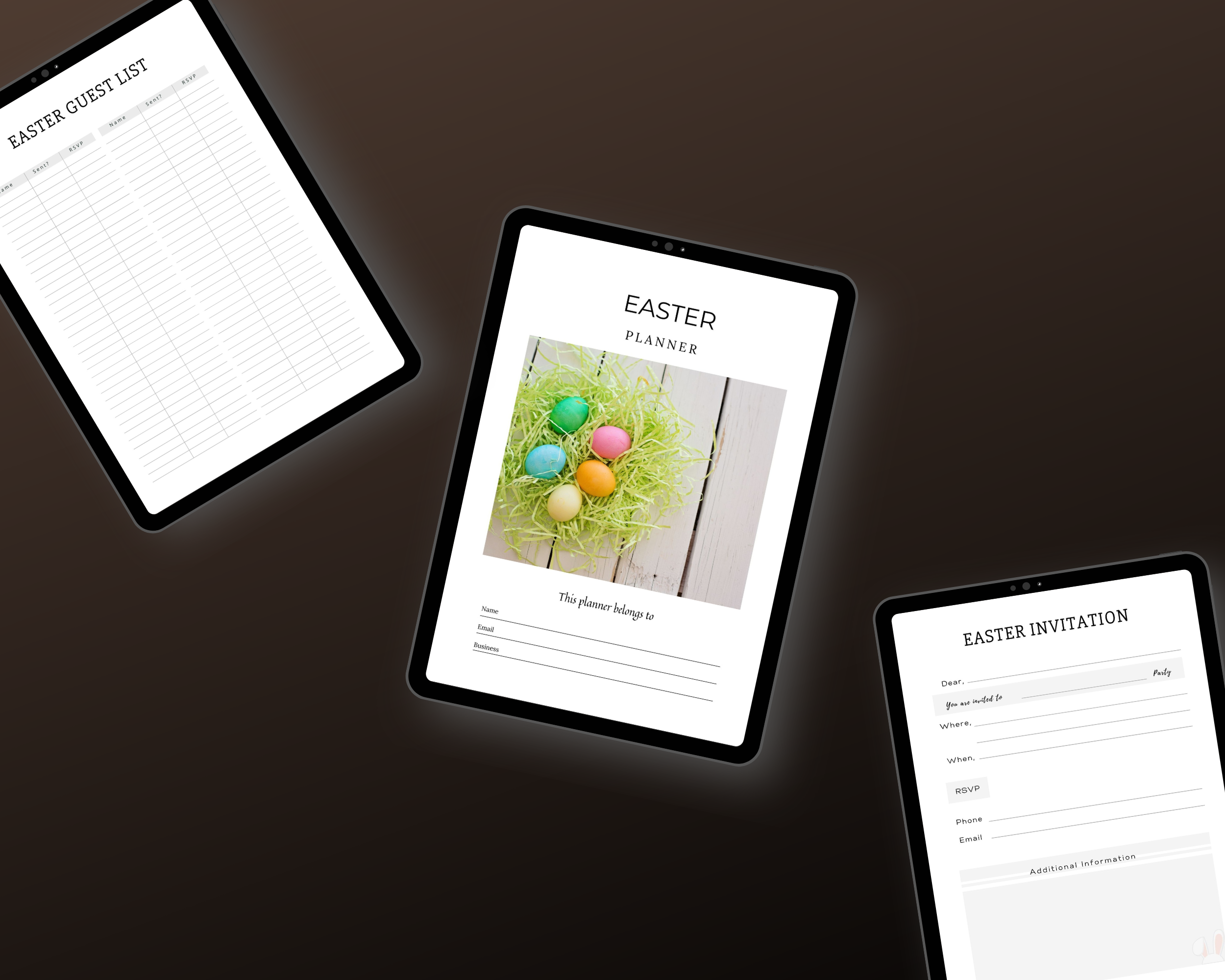 Editable Easter Planner in Canva | Canva Template Pack | Easter Planner Canva | Commercial Use