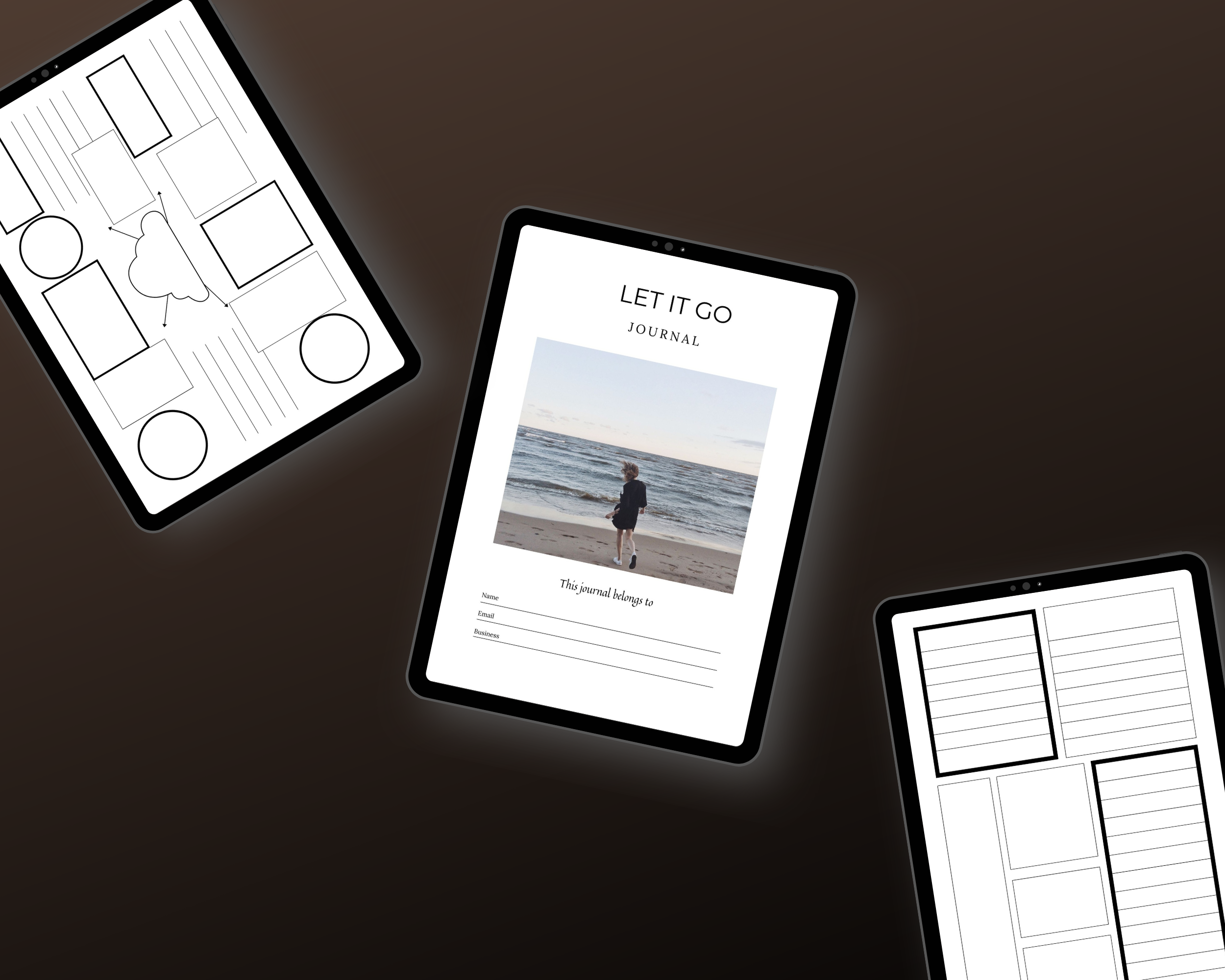 Editable Let it Go Journal in Canva | Commercial Use