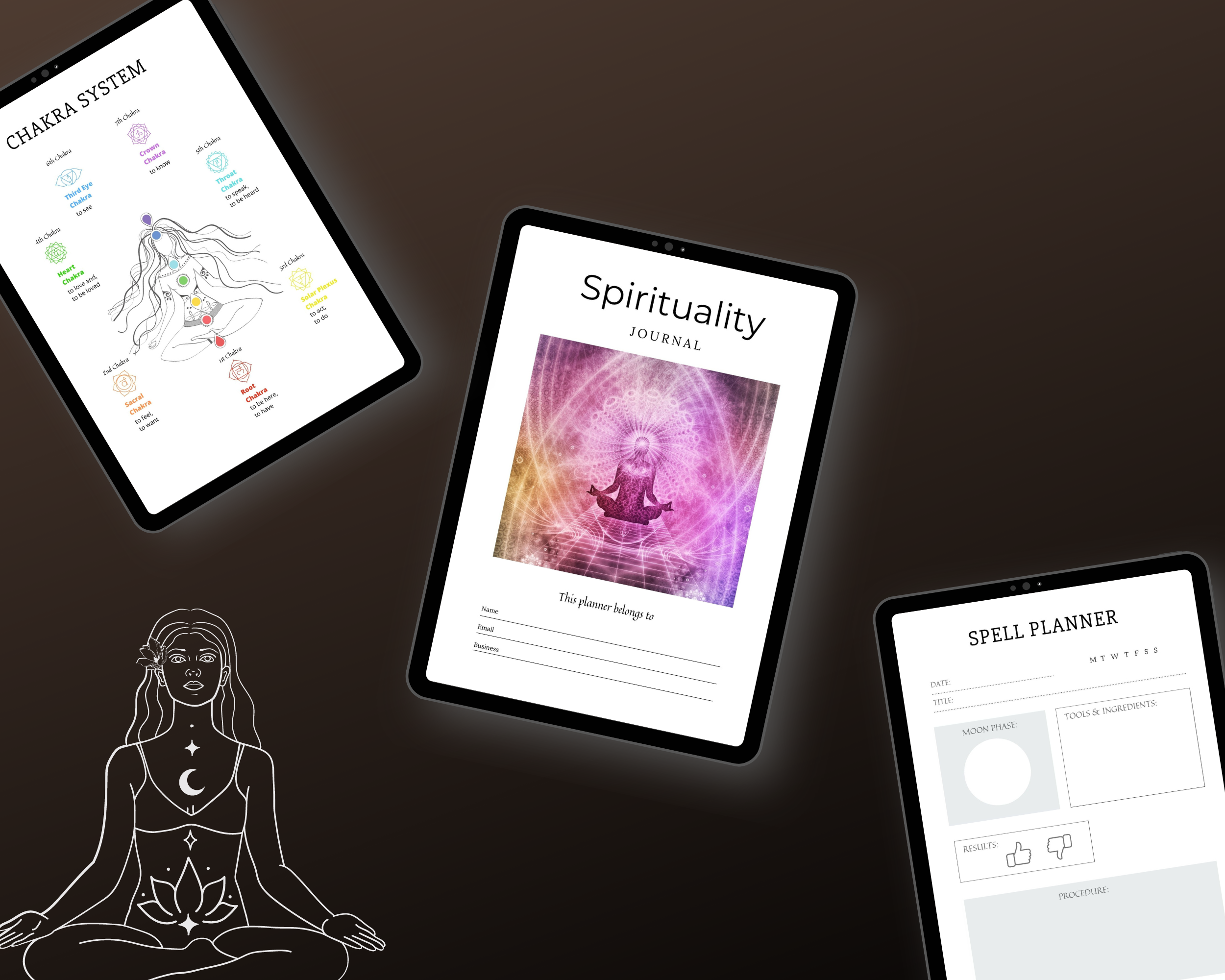 Editable Spirituality Journal in Canva | Commercial Use