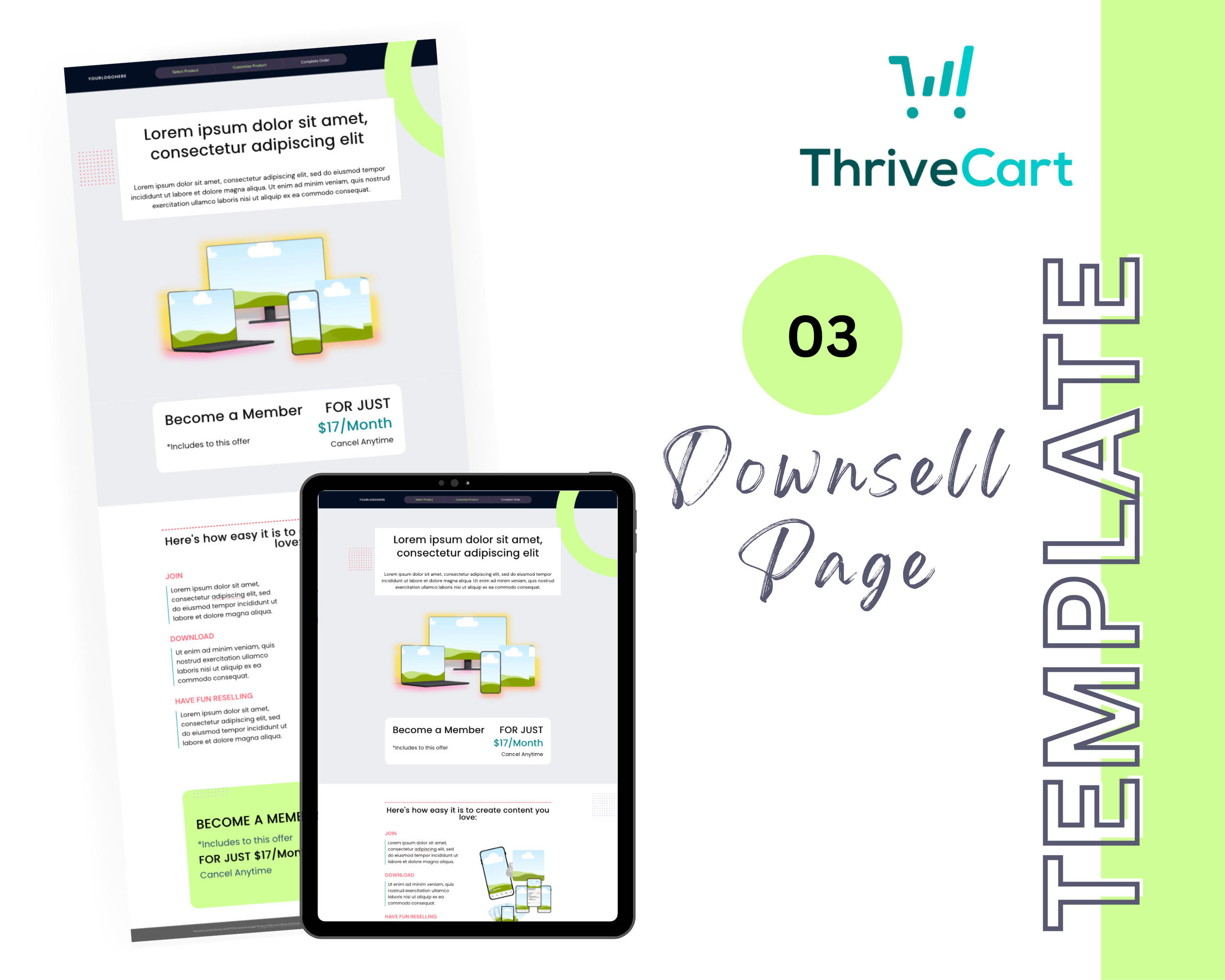 Mini Offer Funnel Template in ThriveCart