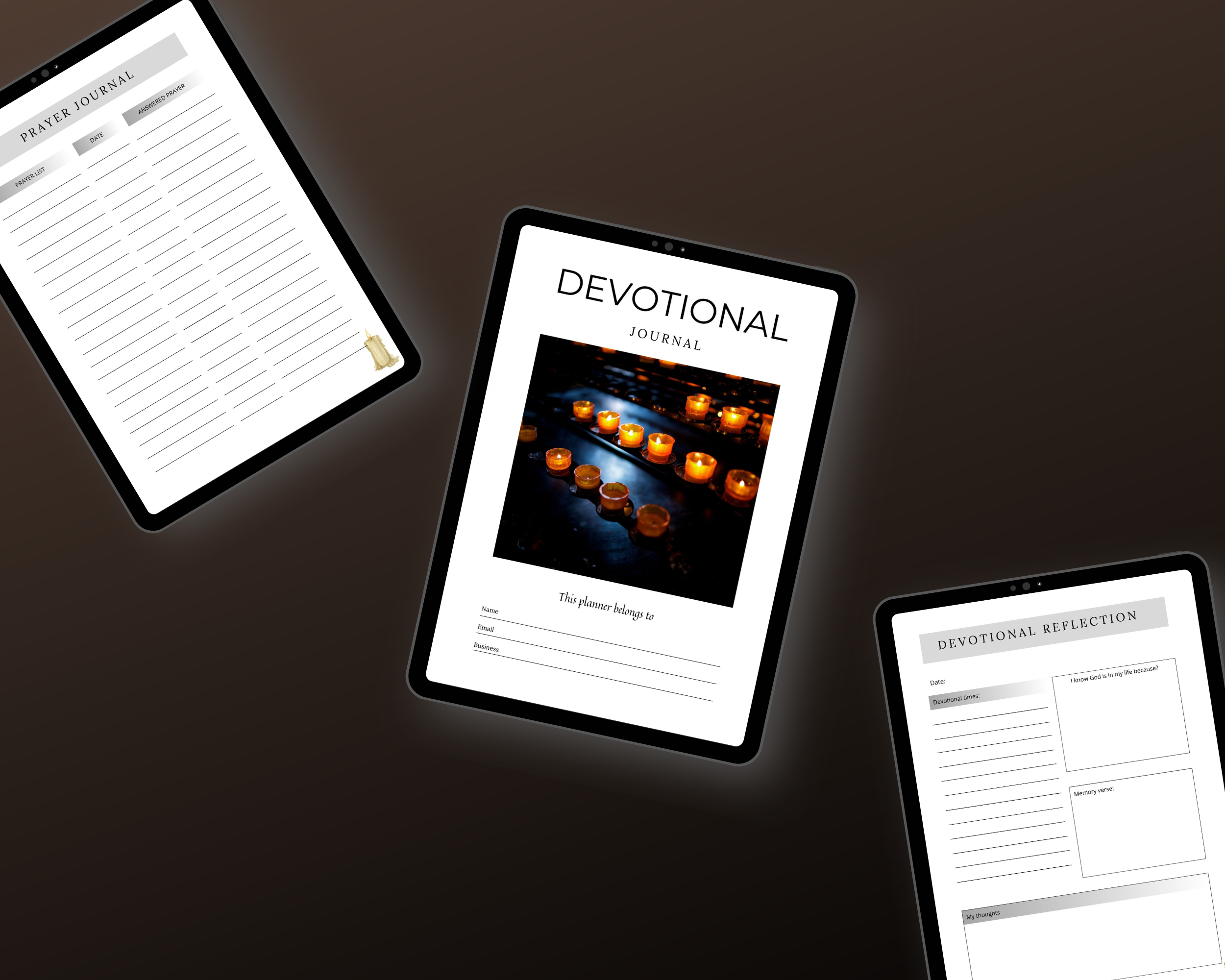 Editable Devotional Journal in Canva | Commercial Use