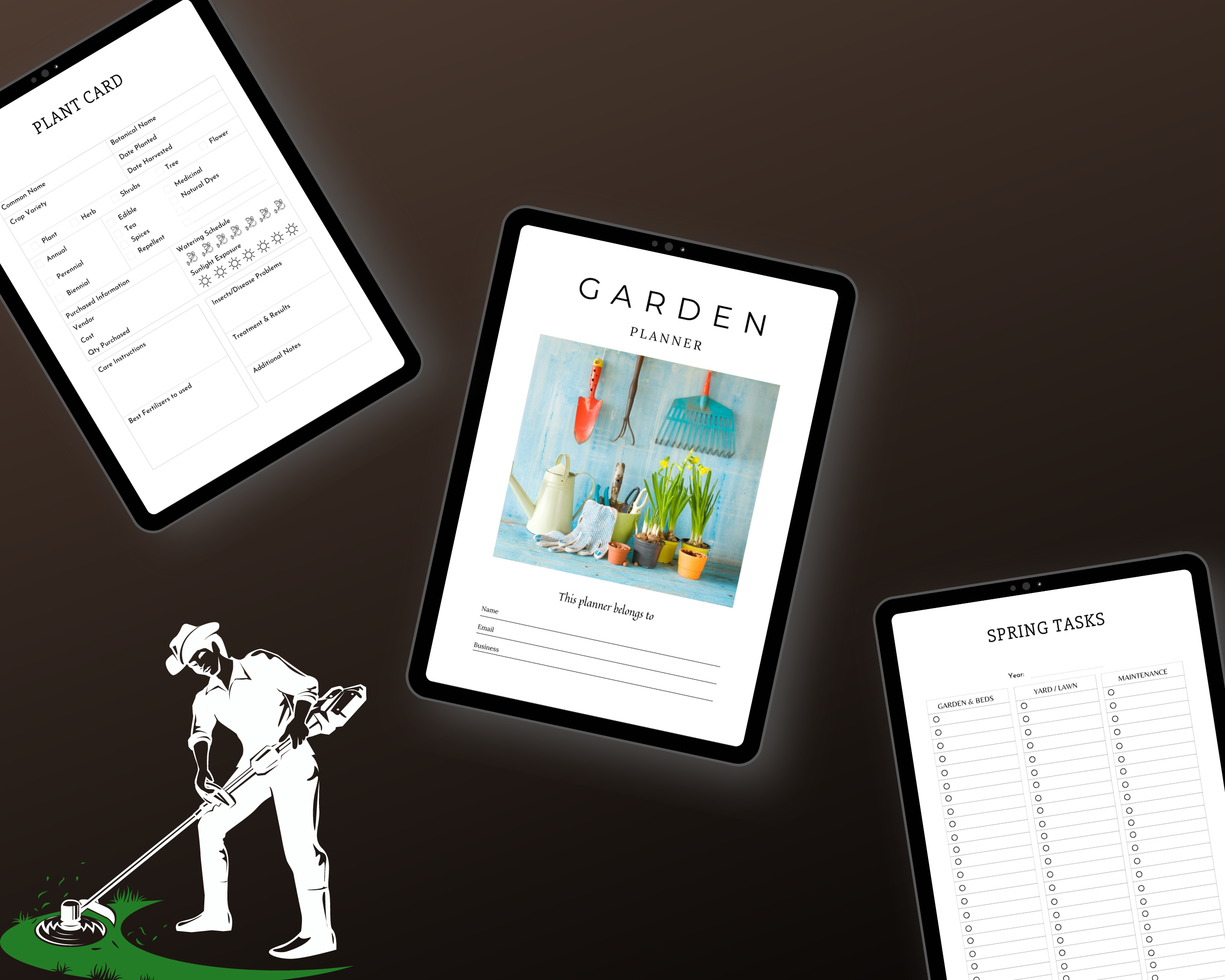 Editable Garden Planner in Canva | Commercial Use