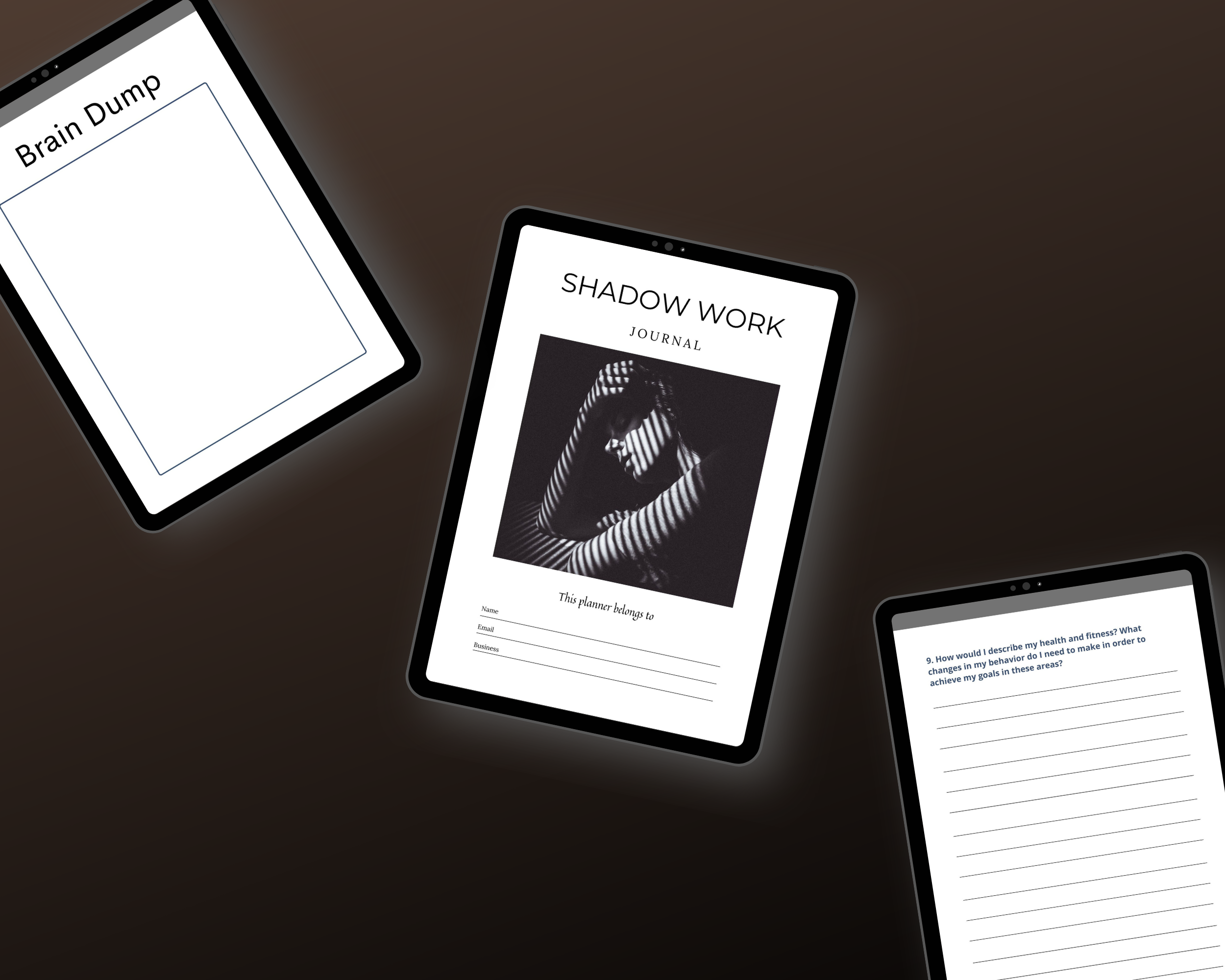 Editable Shadow Work Journal in Canva | Commercial Use