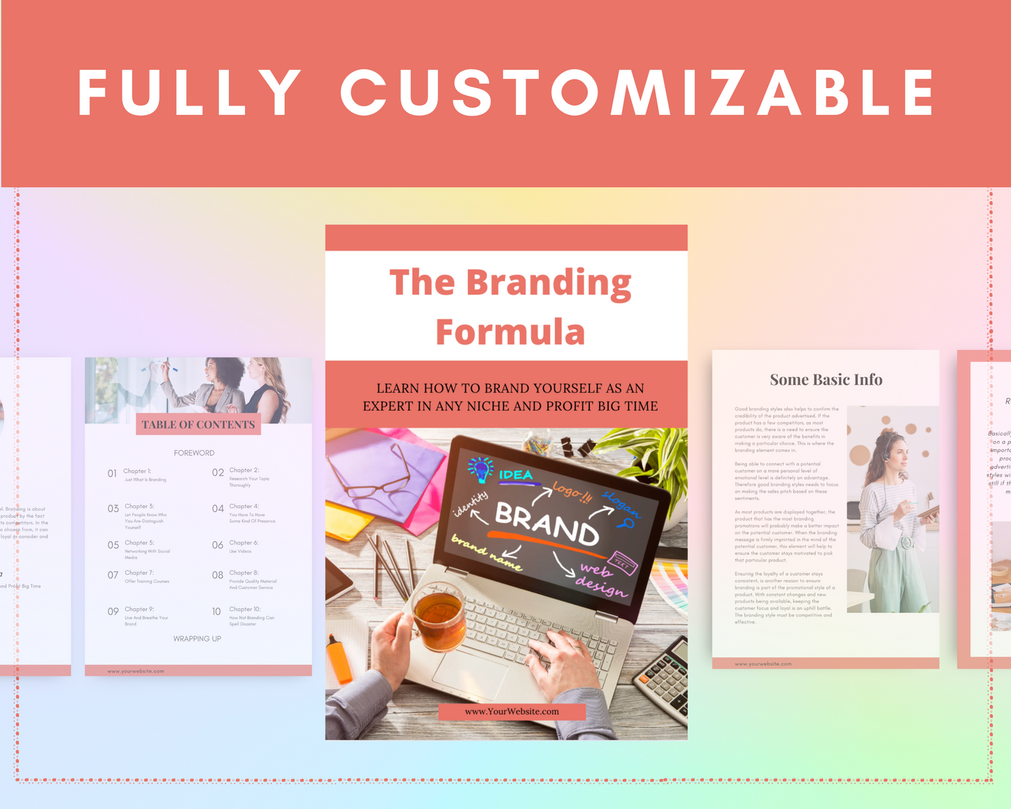 Editable DFY Branding Formula | Done-for-You Ebook in Canva