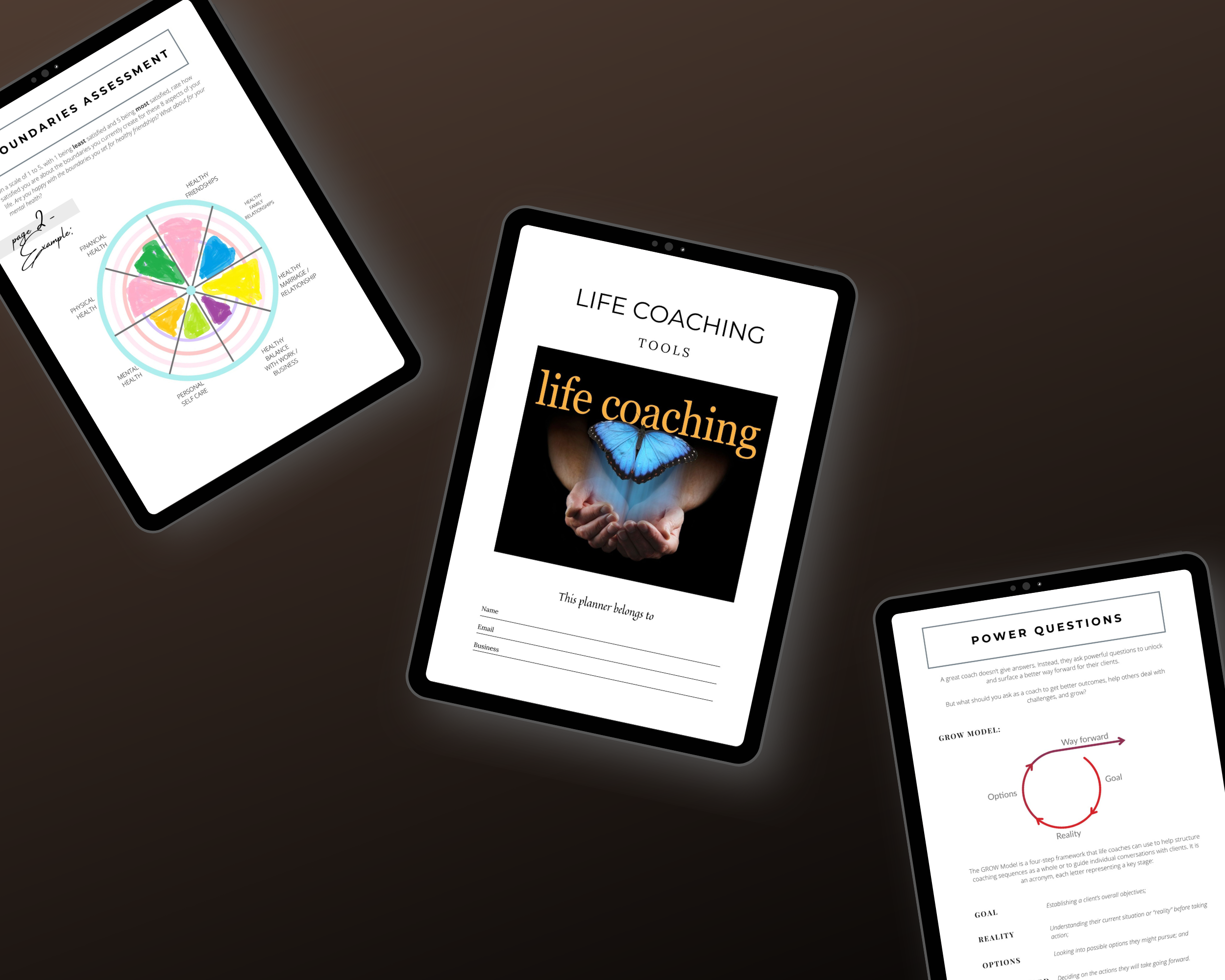 Editable Life Coaching Tools in Canva | Commercial Use