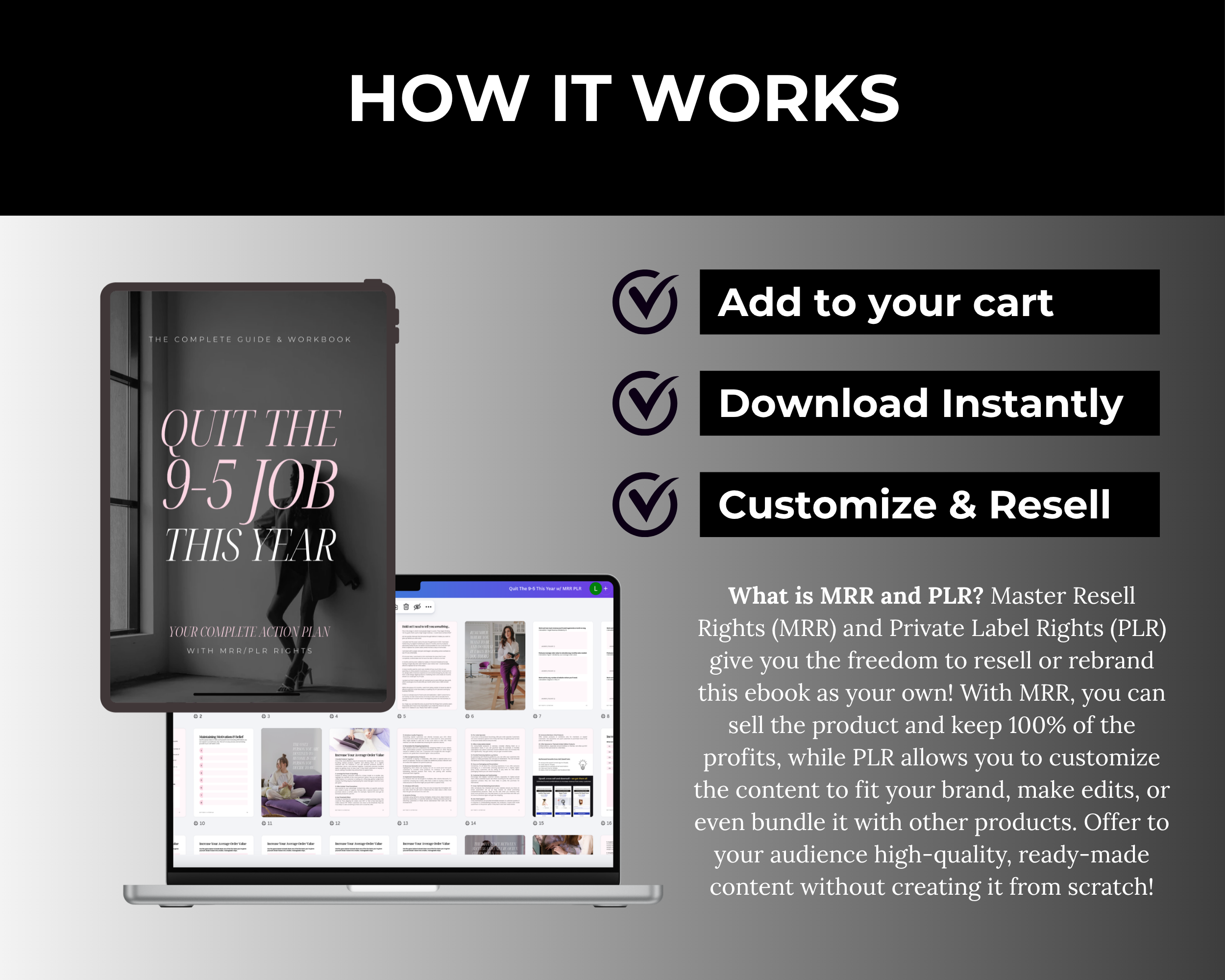 Quit Your 9-5 Job PLR Guide with Resell Rights