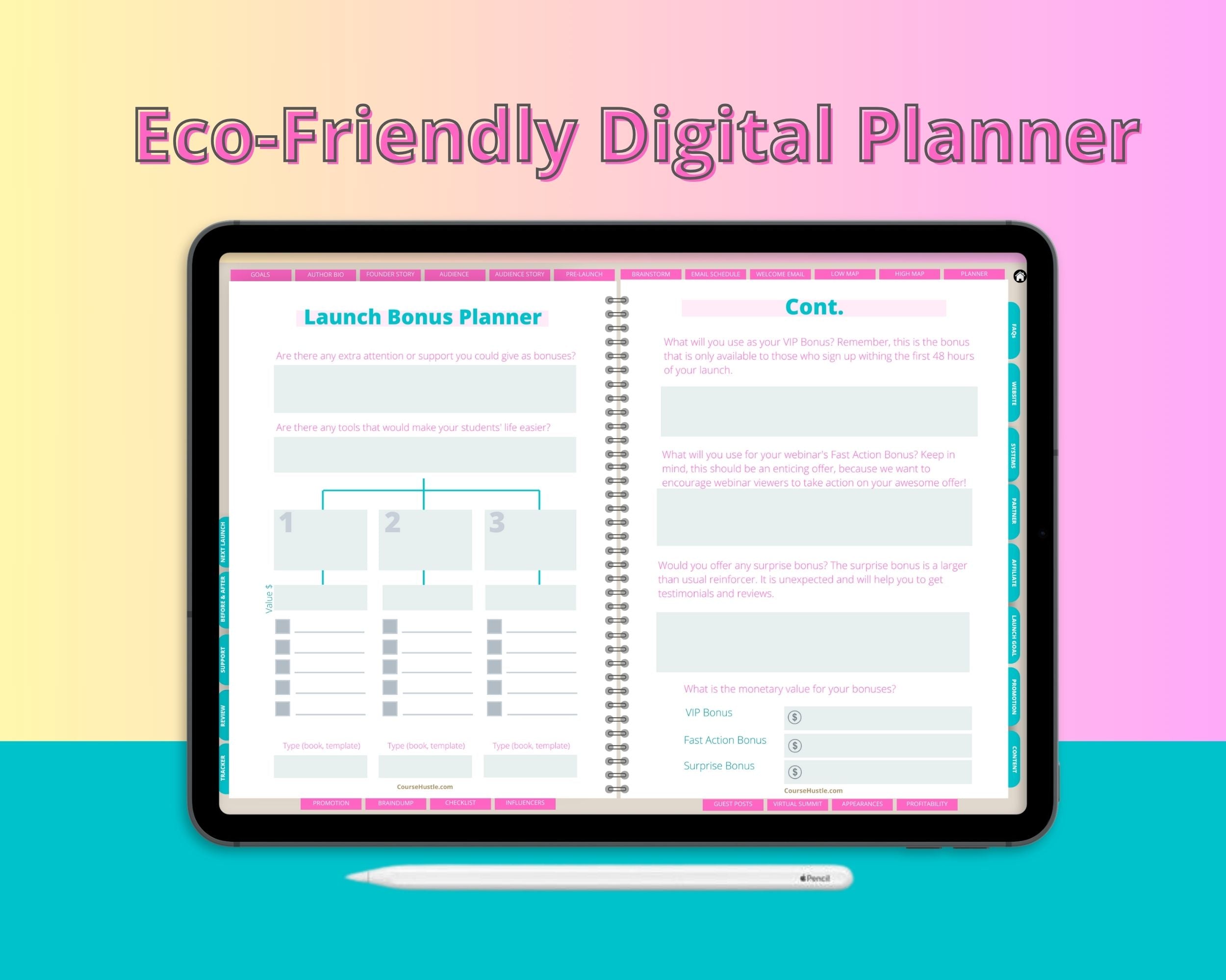 Launch Digital Workbook | Hyperlinked PDF | Suitable with Goodnotes & Notability