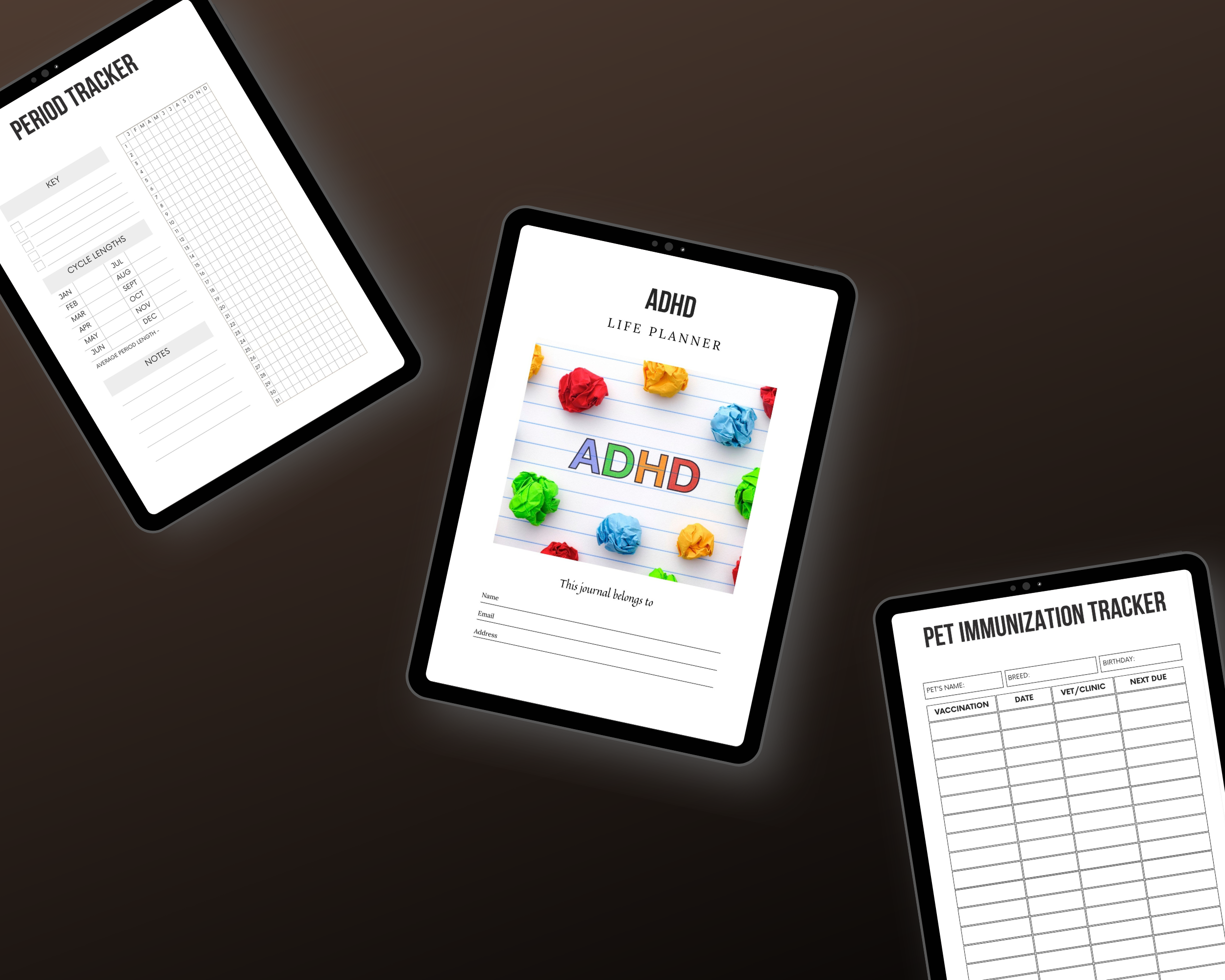 Editable ADHD Life Planner in Canva | Canva Template Pack | Commercial Use