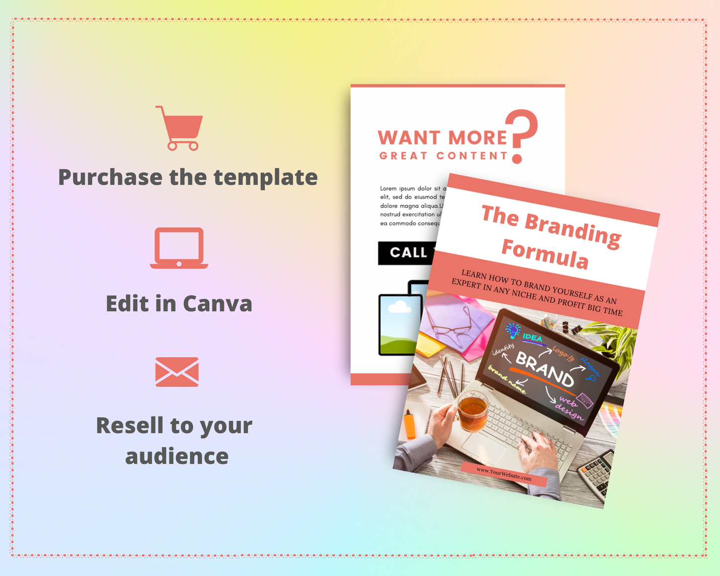 Editable DFY Branding Formula | Done-for-You Ebook in Canva