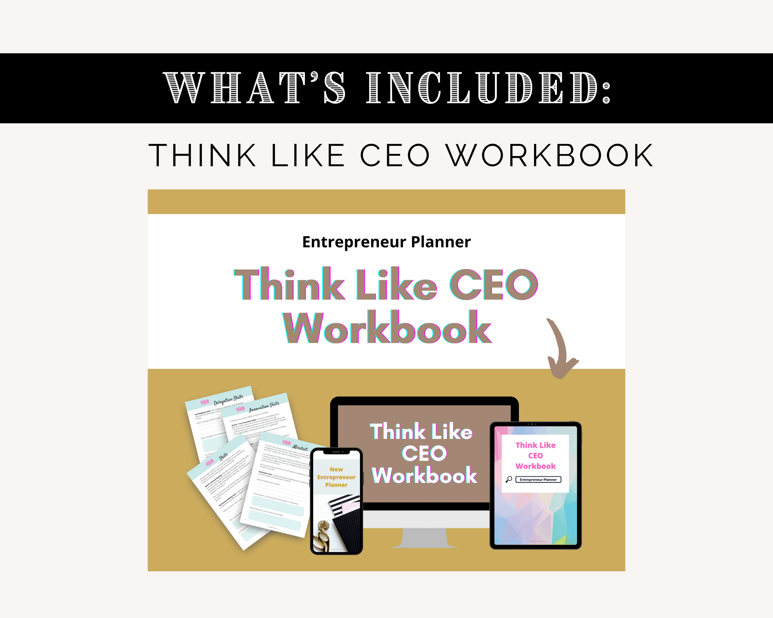 Boss Babe Starter Kit | Business HQ Trello Board | Think Like CEO
