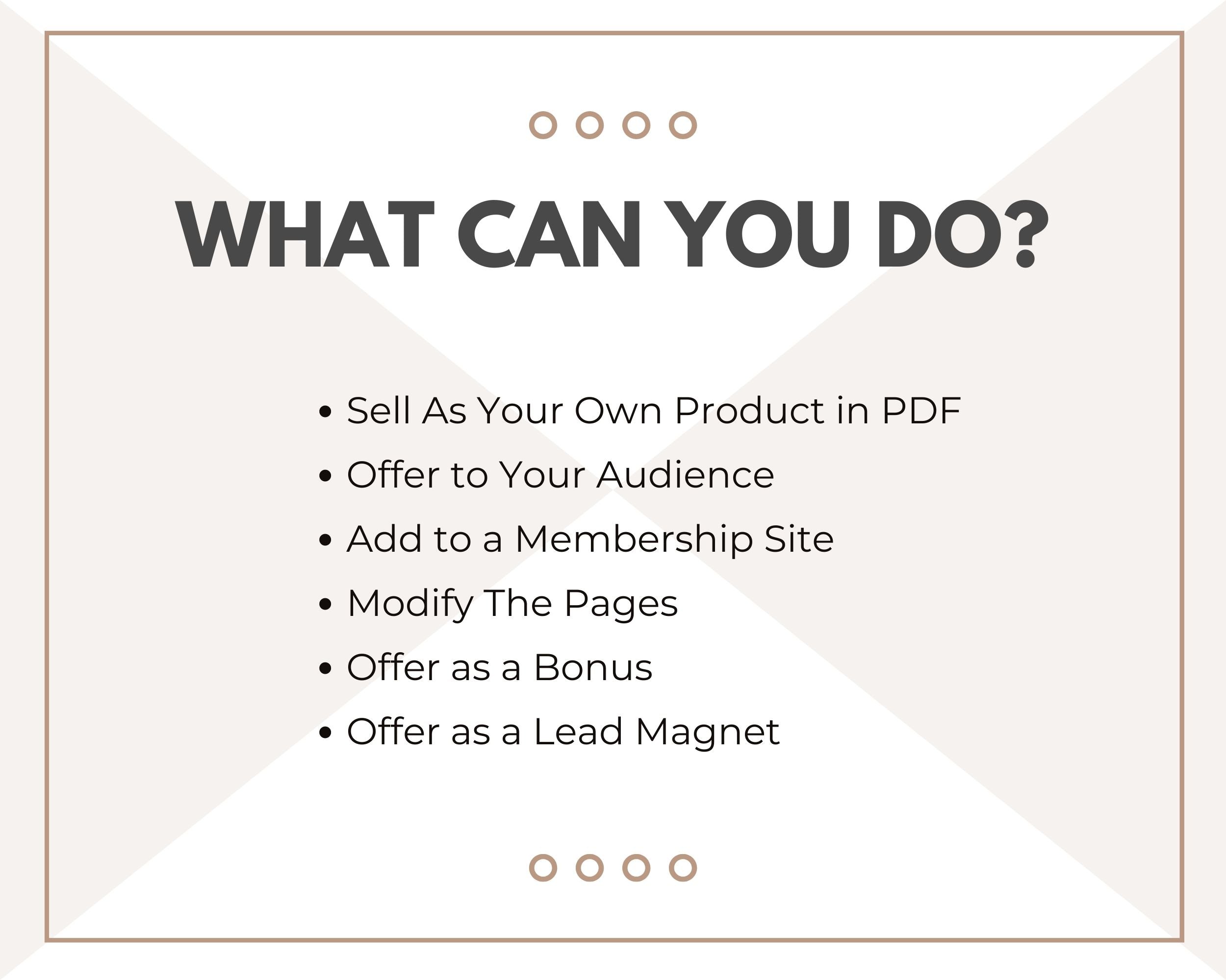 Editable 6 Day Happiness Through Self Care Emails | Rebrandable Newsletter Template