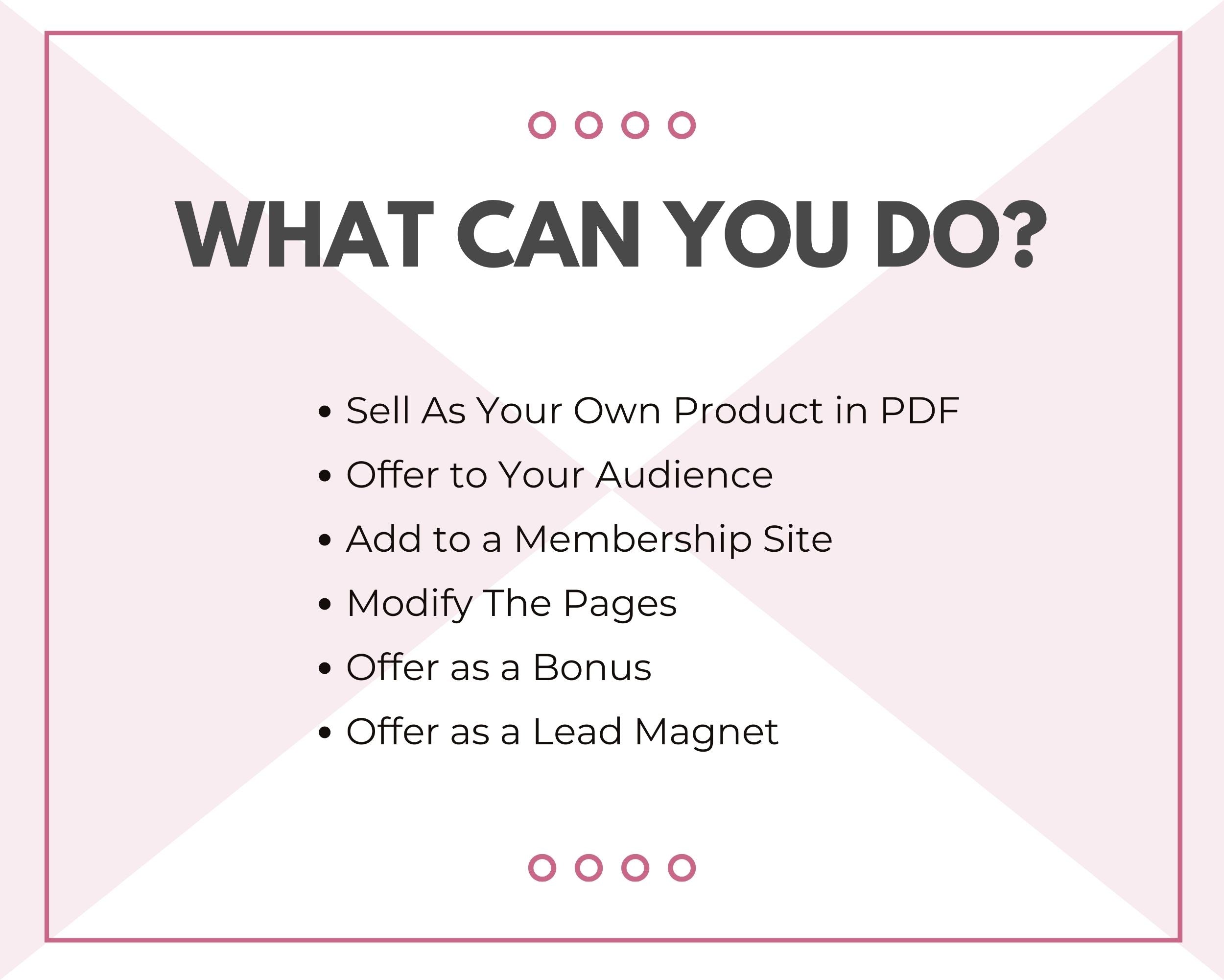 No More Excuses 7 Emails | Done-for-You eCourse | Rebrandable Newsletter Template