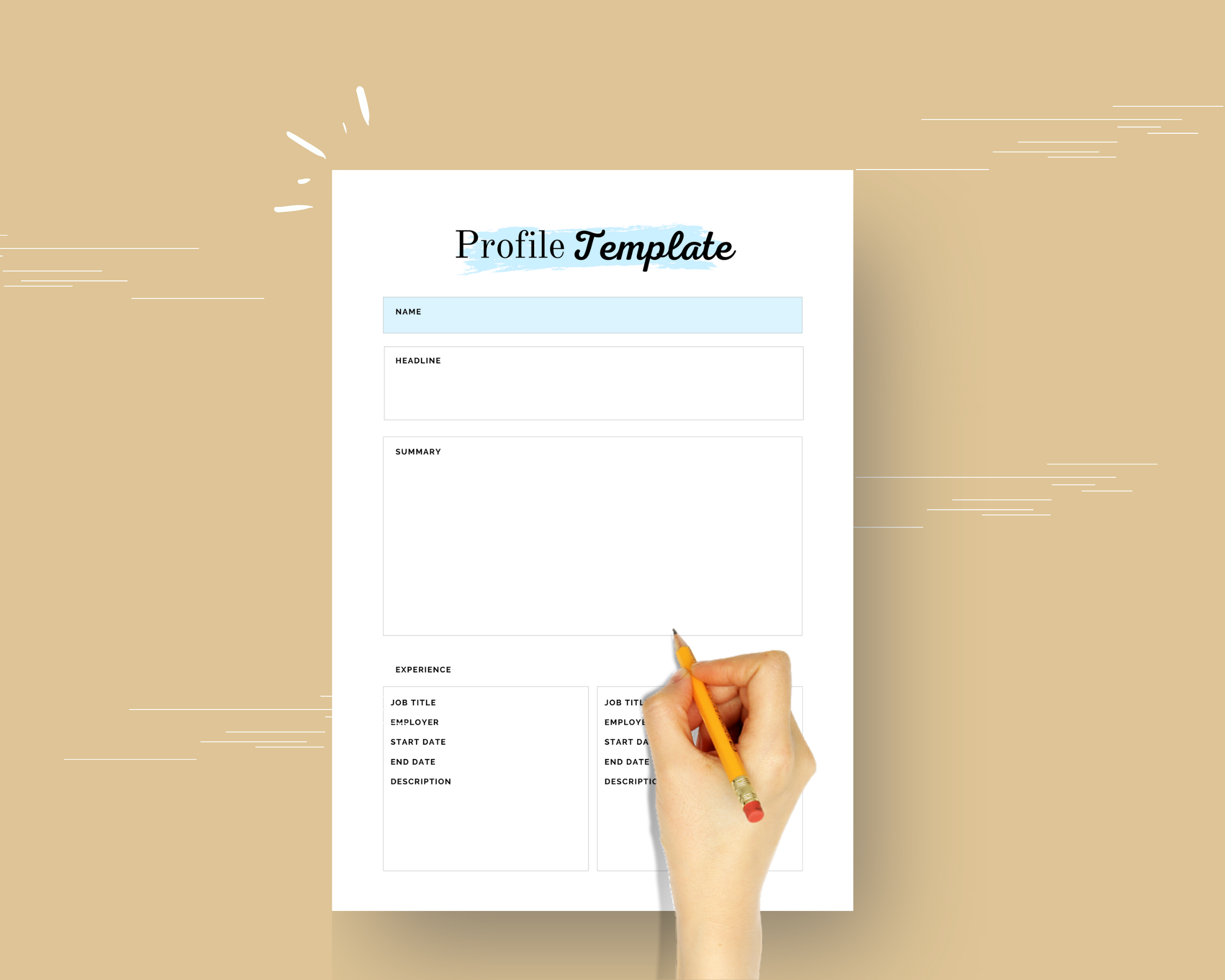Find a Job on Linkedin Worksheet | Job Search Planner