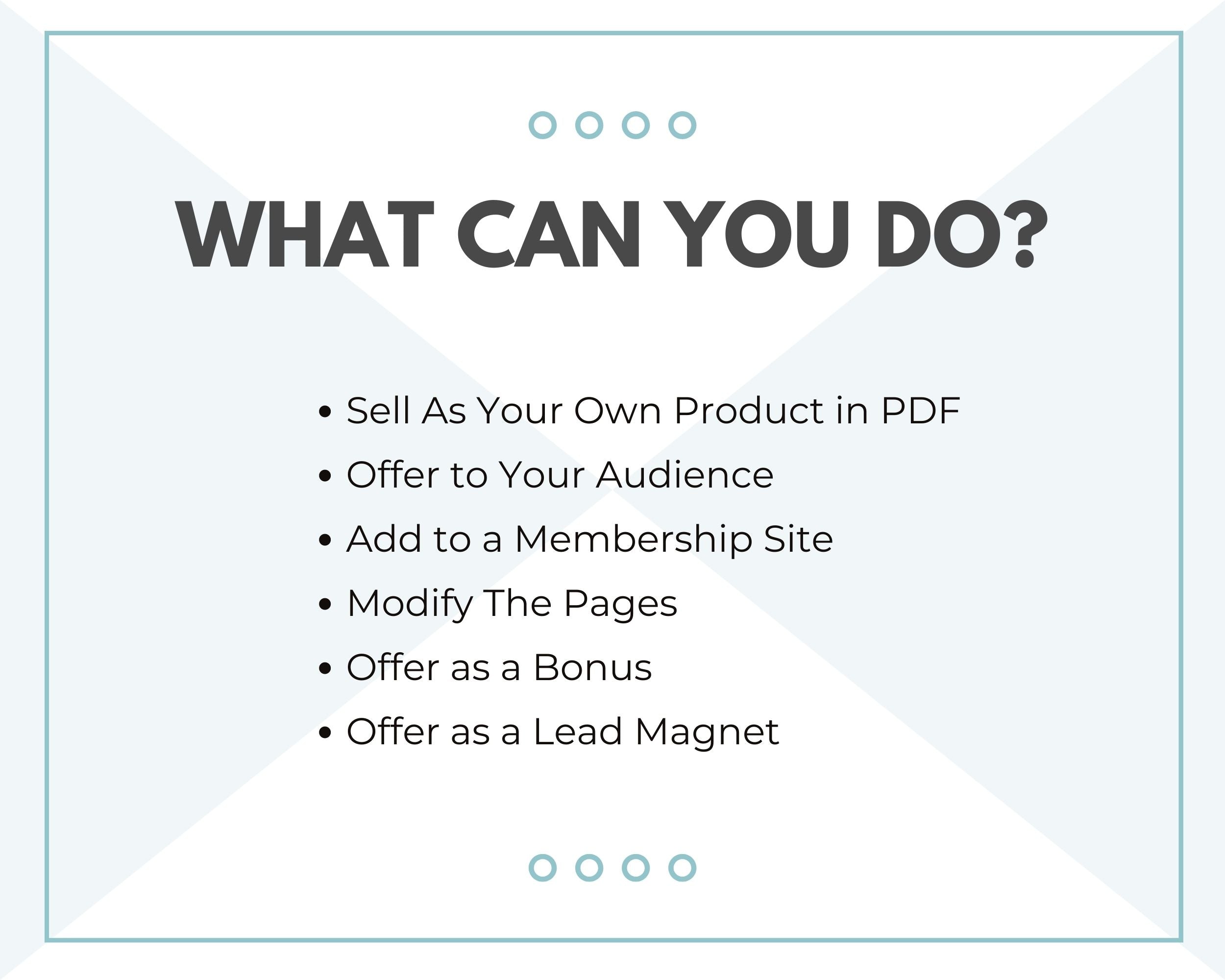 Editable 5 Step Personal Transformation Guide | Rebrandable Done-for-You eCourse