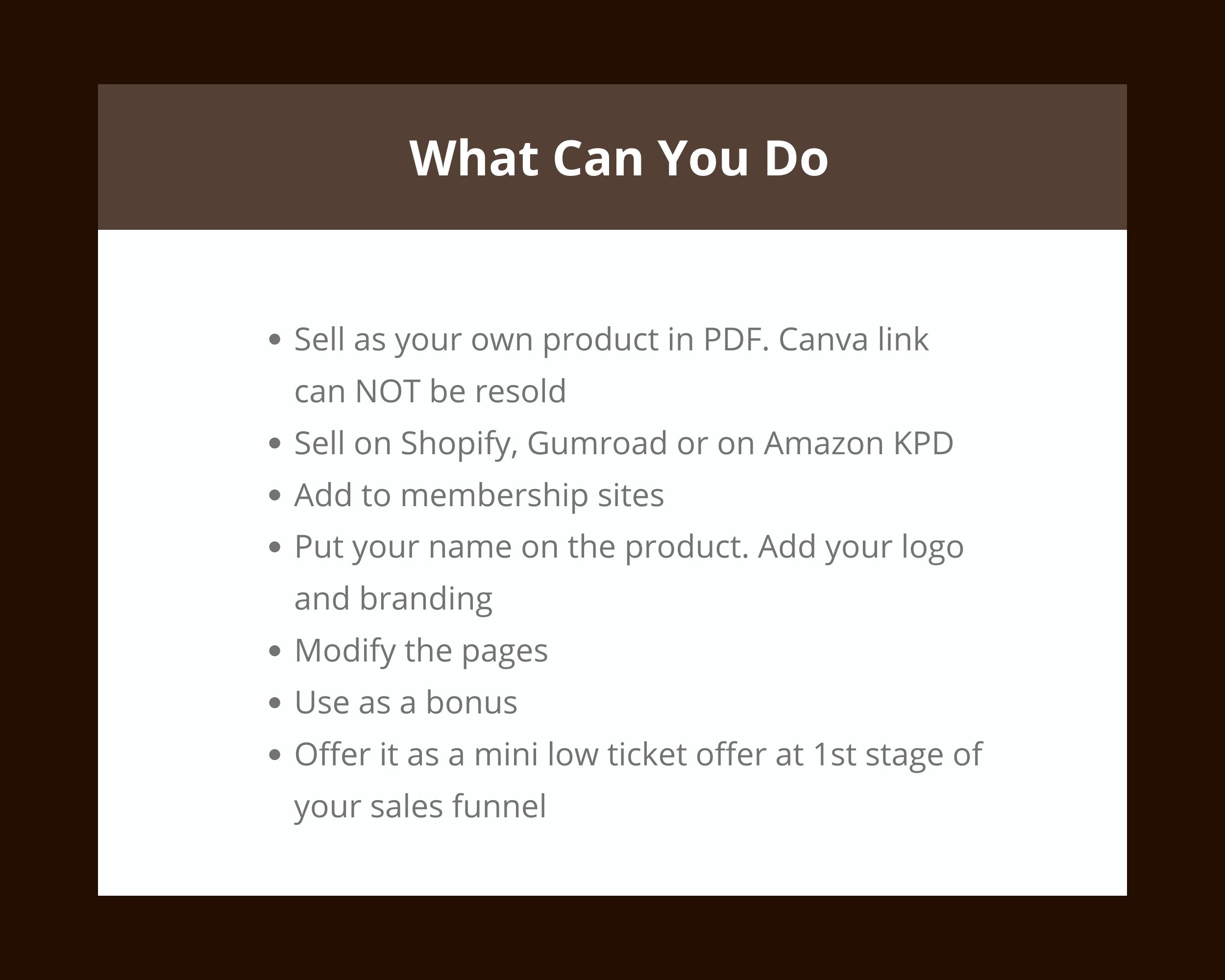 Life Wheel Journal in Canva | Canva Template Pack | Commercial Use