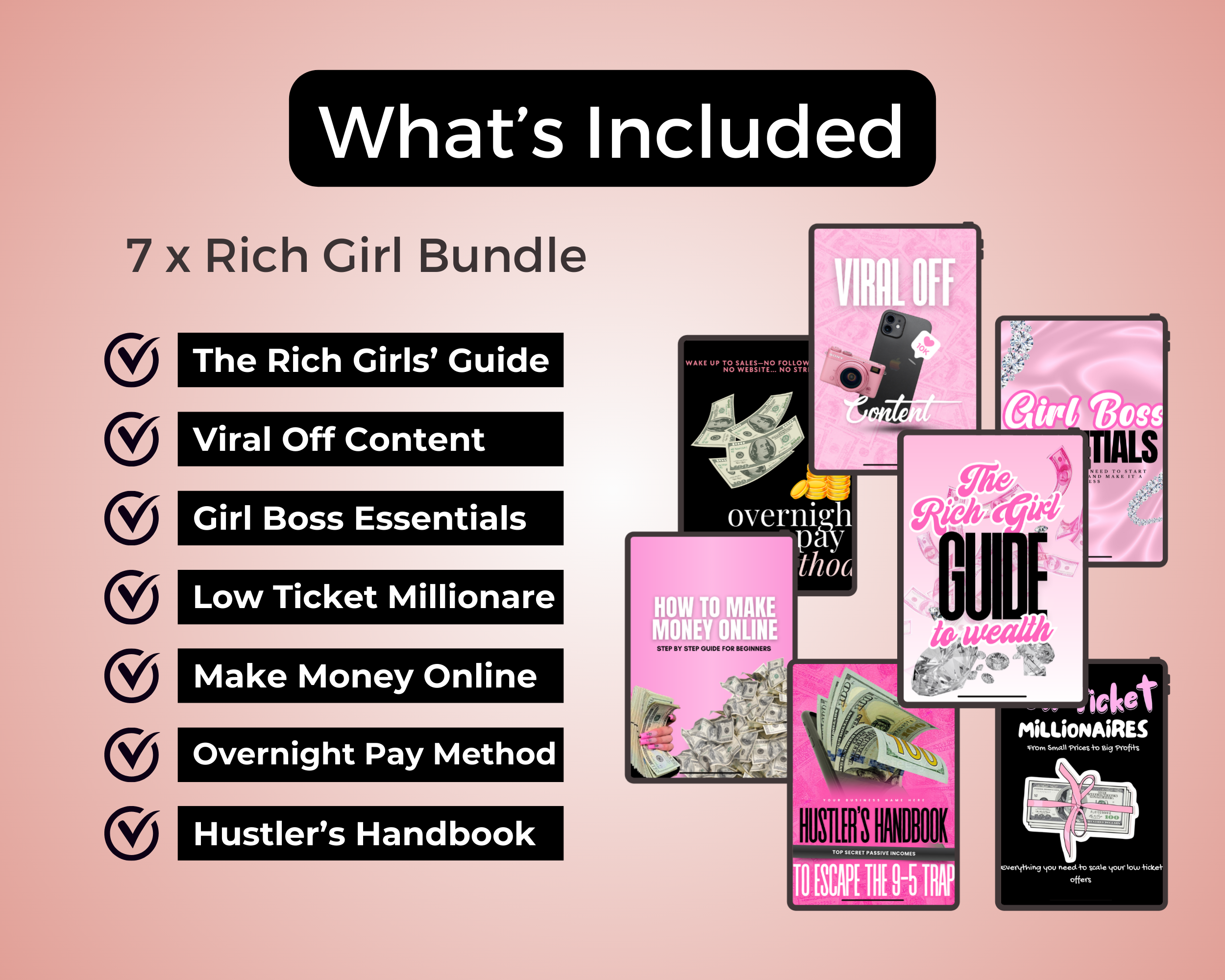 Double Mega Bundle of 46 PLR Ebooks in Canva