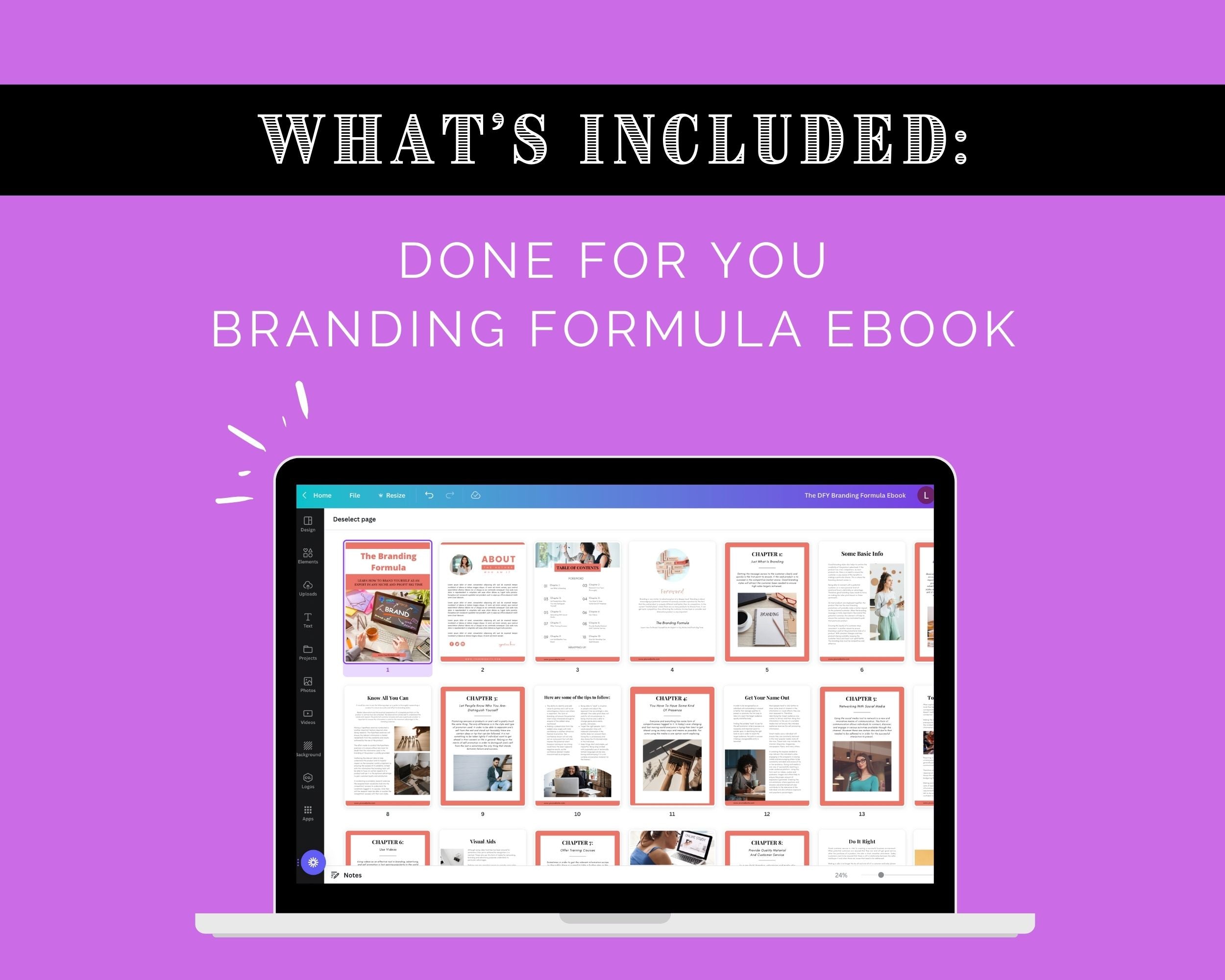 Brand Clarity Workbook | Brand Board Template | Branding Kit | Logo Design | DFY Branding Formula Ebook