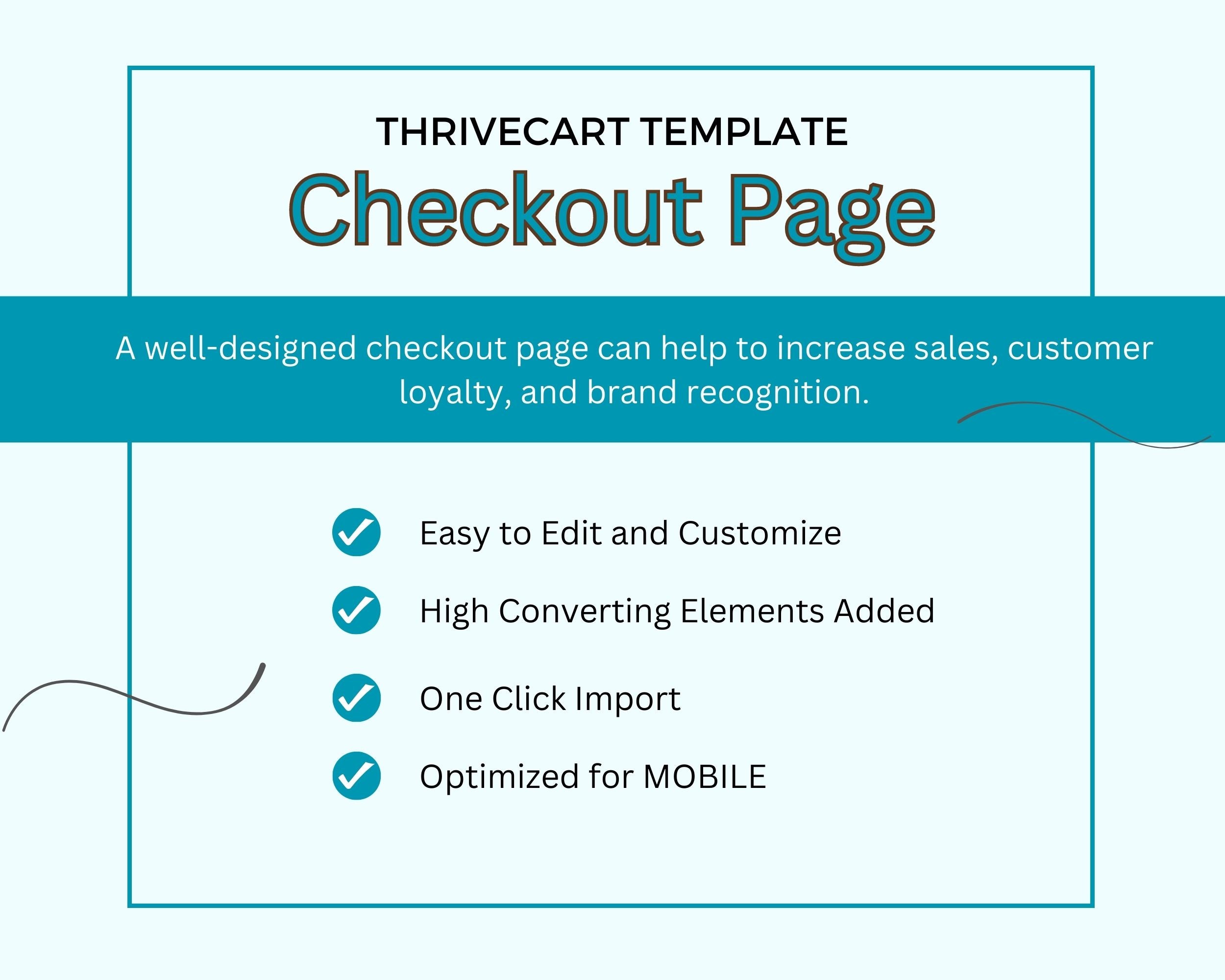 Ice Blue ThriveCart Checkout Template